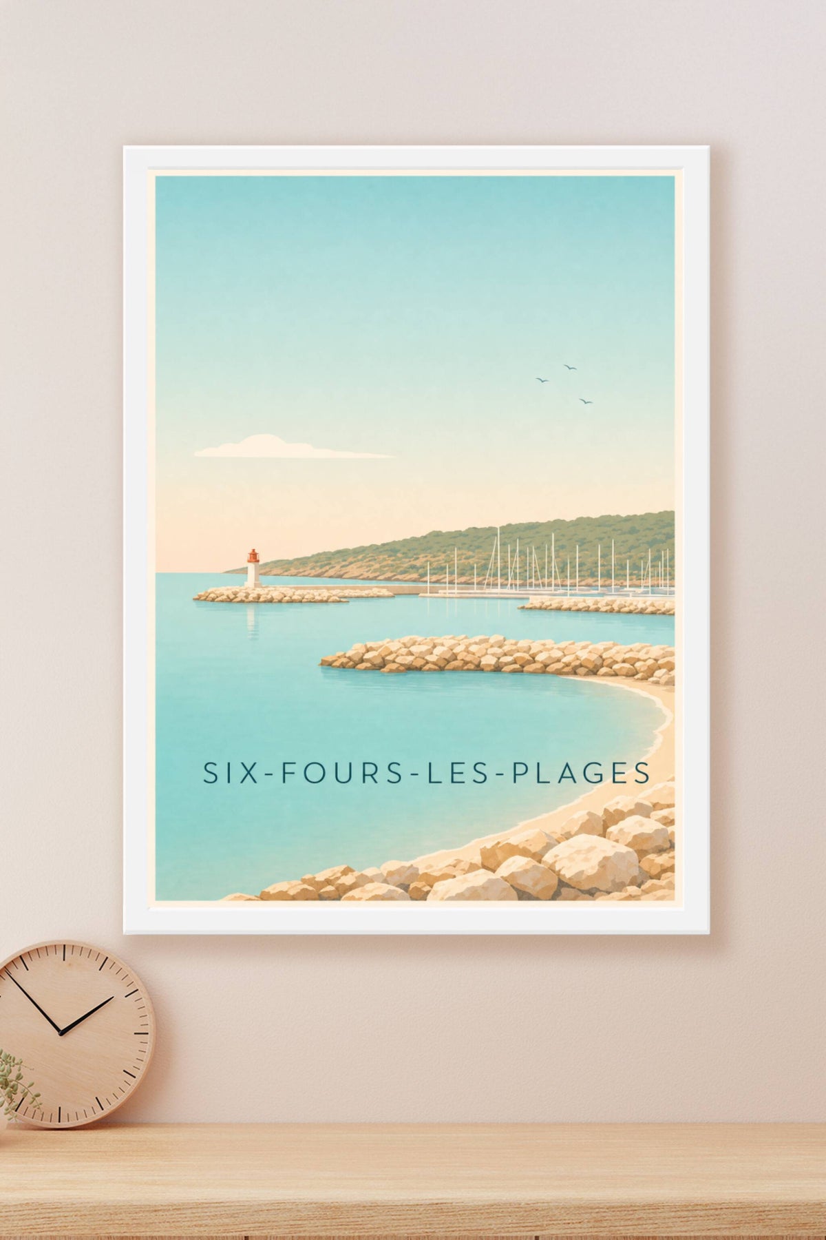 Affiche de Six-Fours-les-Plages, Port de la Coudoulière