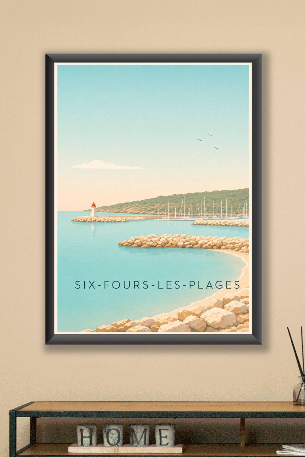 Affiche de Six-Fours-les-Plages, Port de la Coudoulière