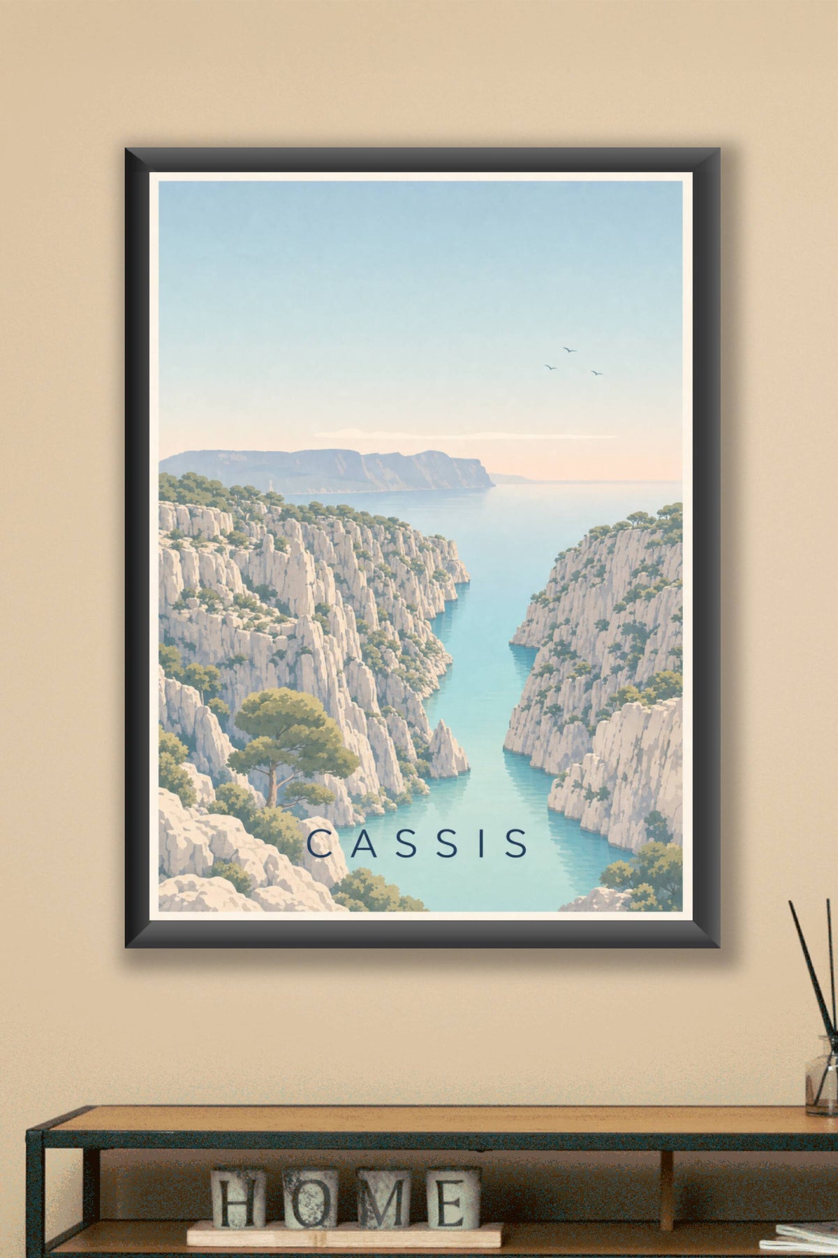 Affiche de Cassis, Calanque d'En-Vau