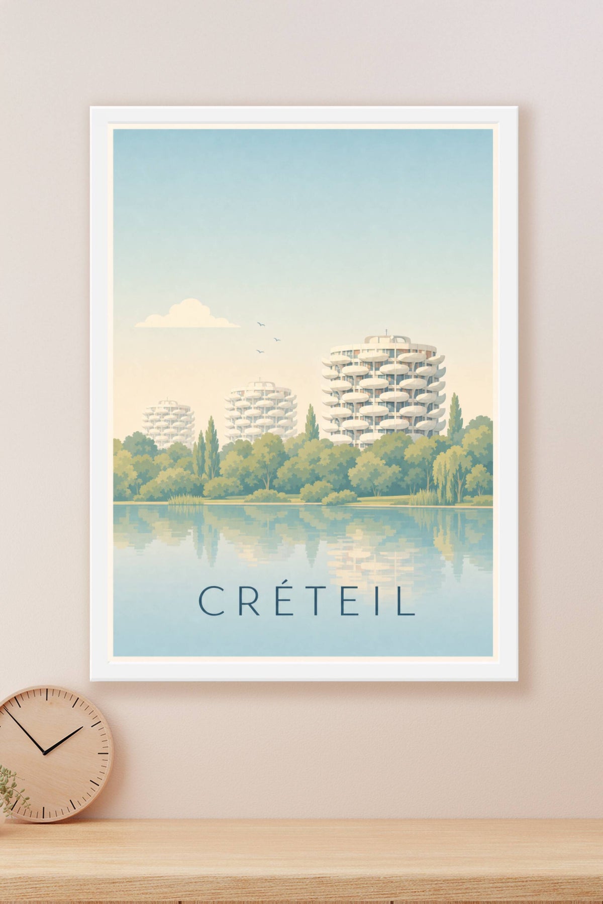 Affiche de Créteil, poster les tours Choux