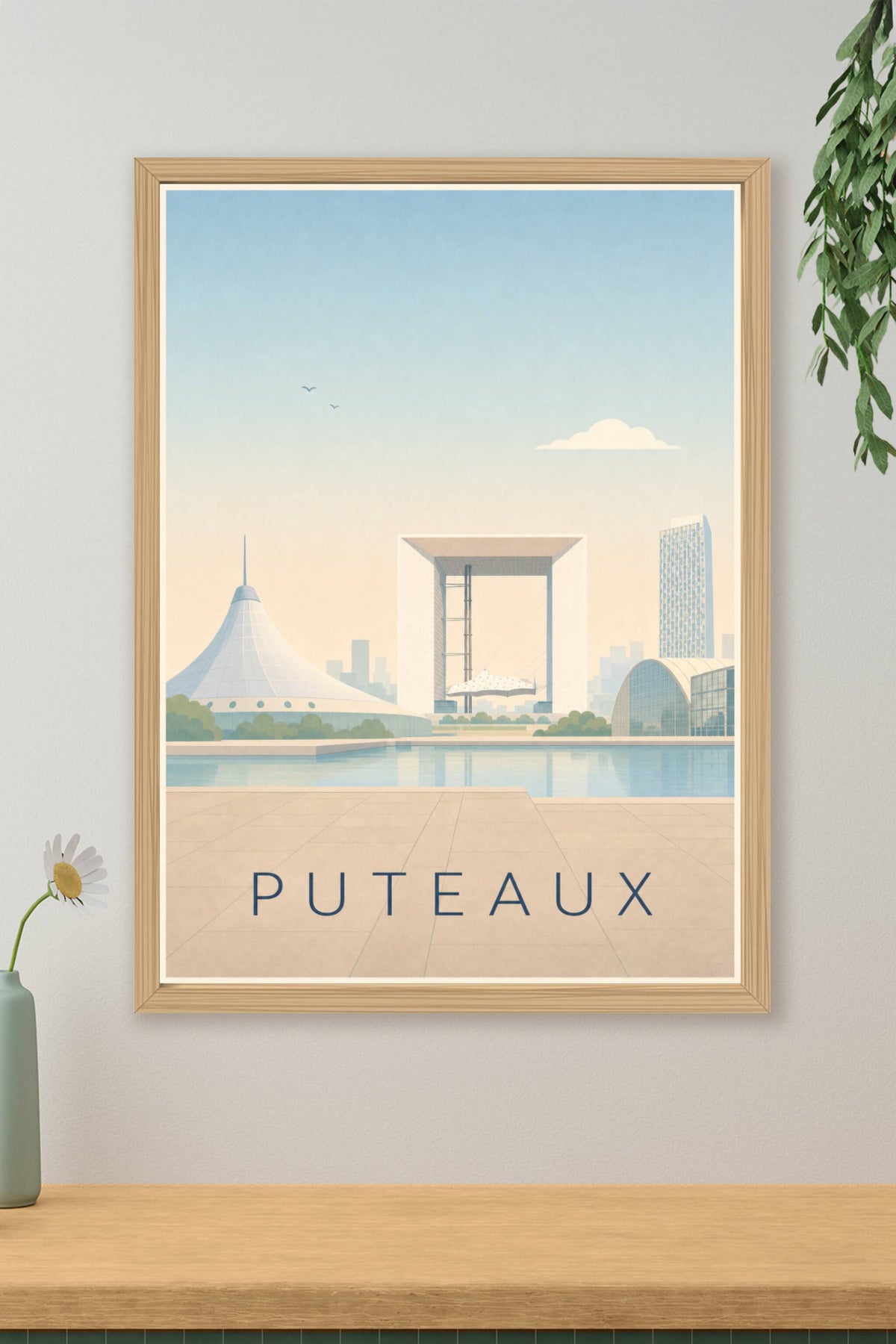Affiche de Puteaux, poster La Défense