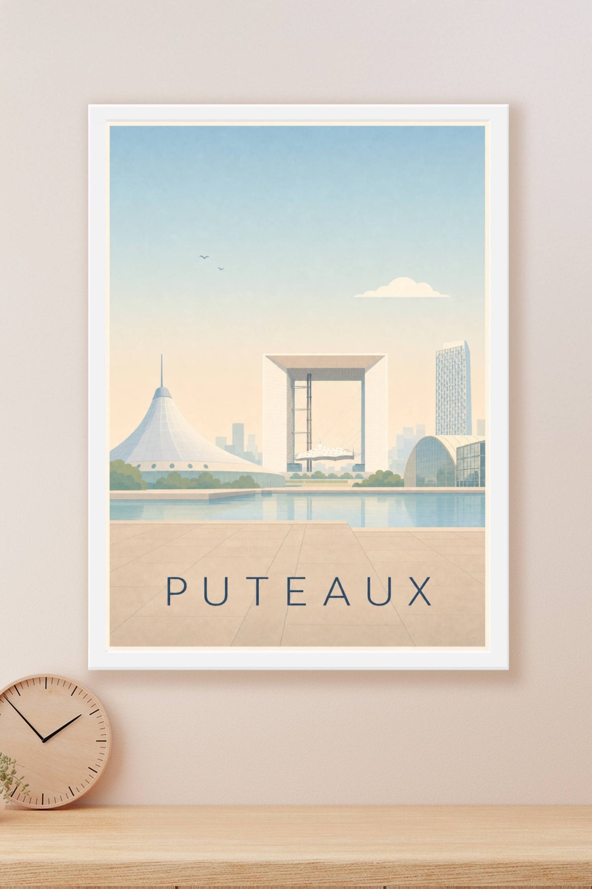 Affiche de Puteaux, poster La Défense