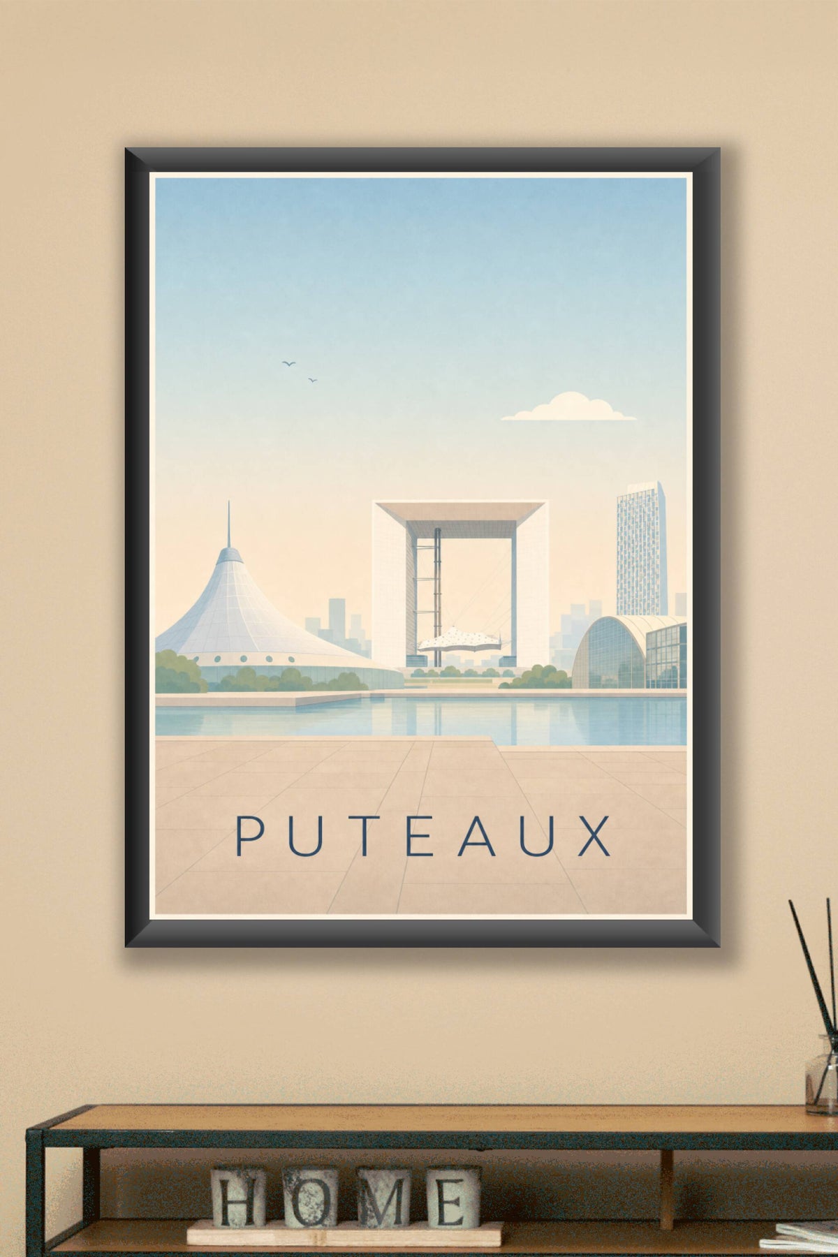 Affiche de Puteaux, poster La Défense