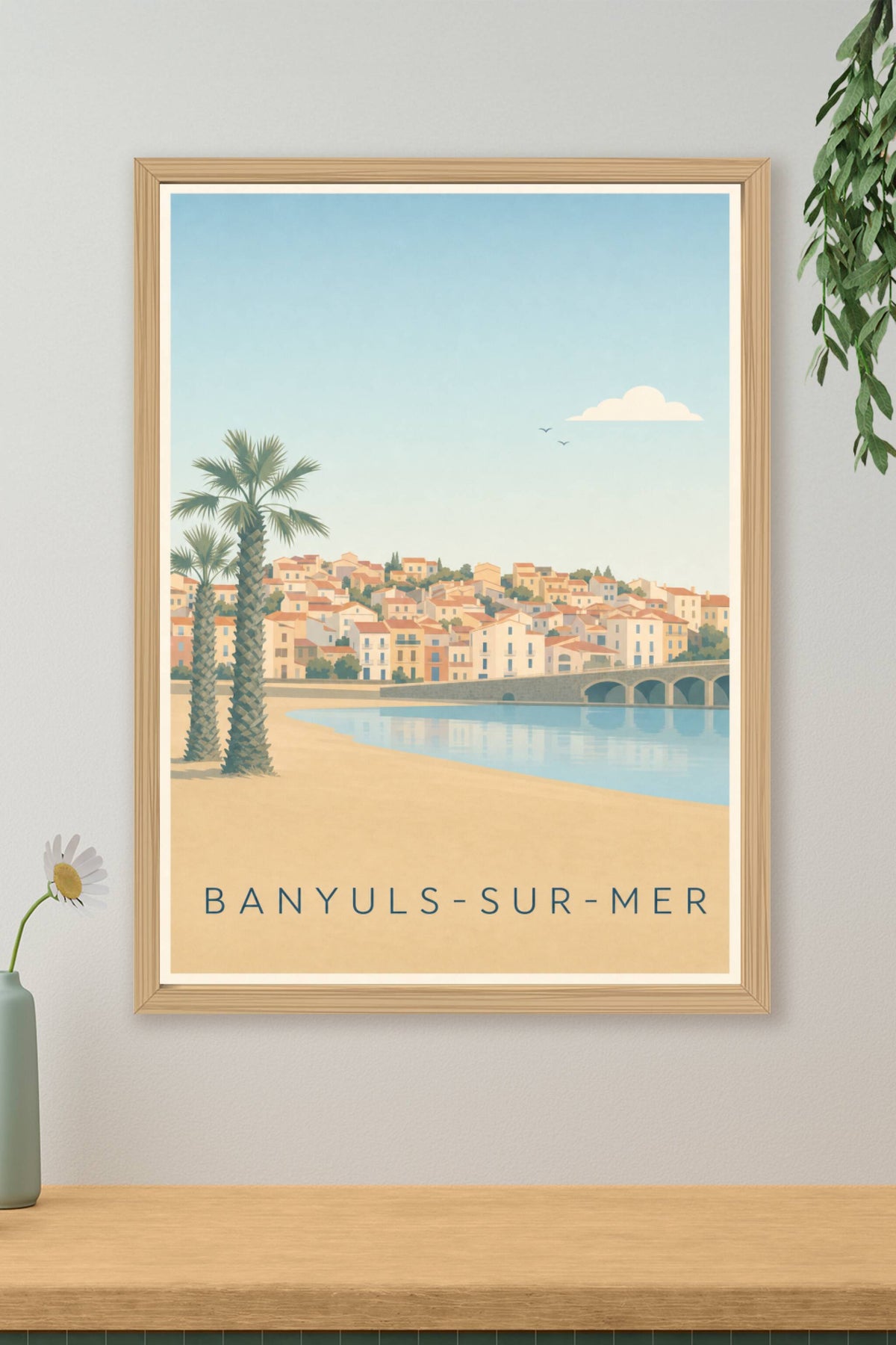Affiche de Banyuls-sur-Mer, poster bord de mer
