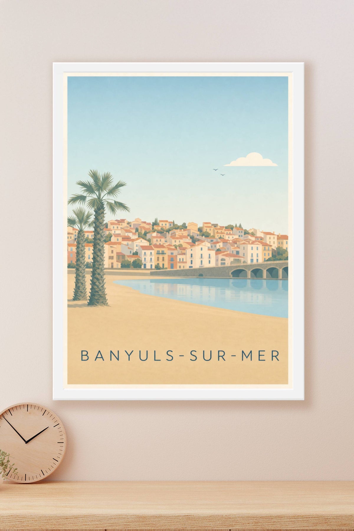 Affiche de Banyuls-sur-Mer, poster bord de mer