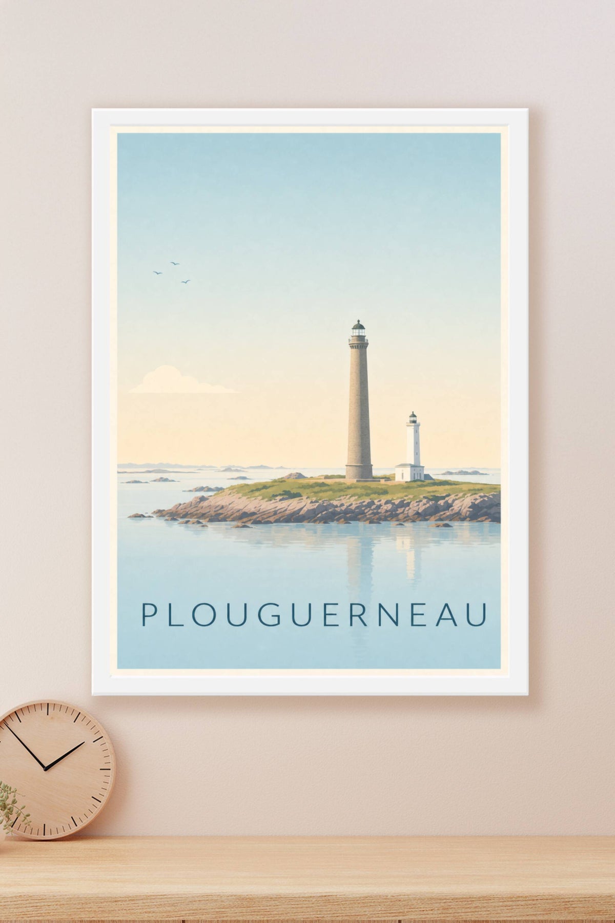 Affiche de Plouguerneau, phare de l'Île Vierge