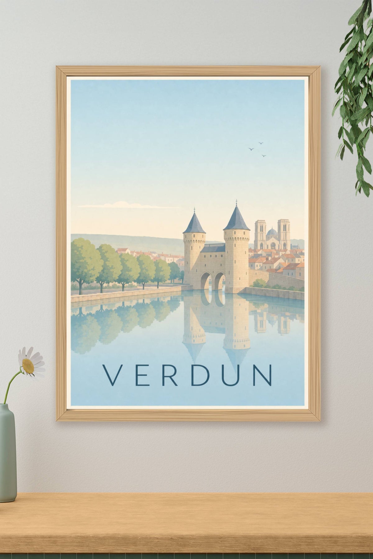 Affiche de Verdun, poster Porte Chaussée