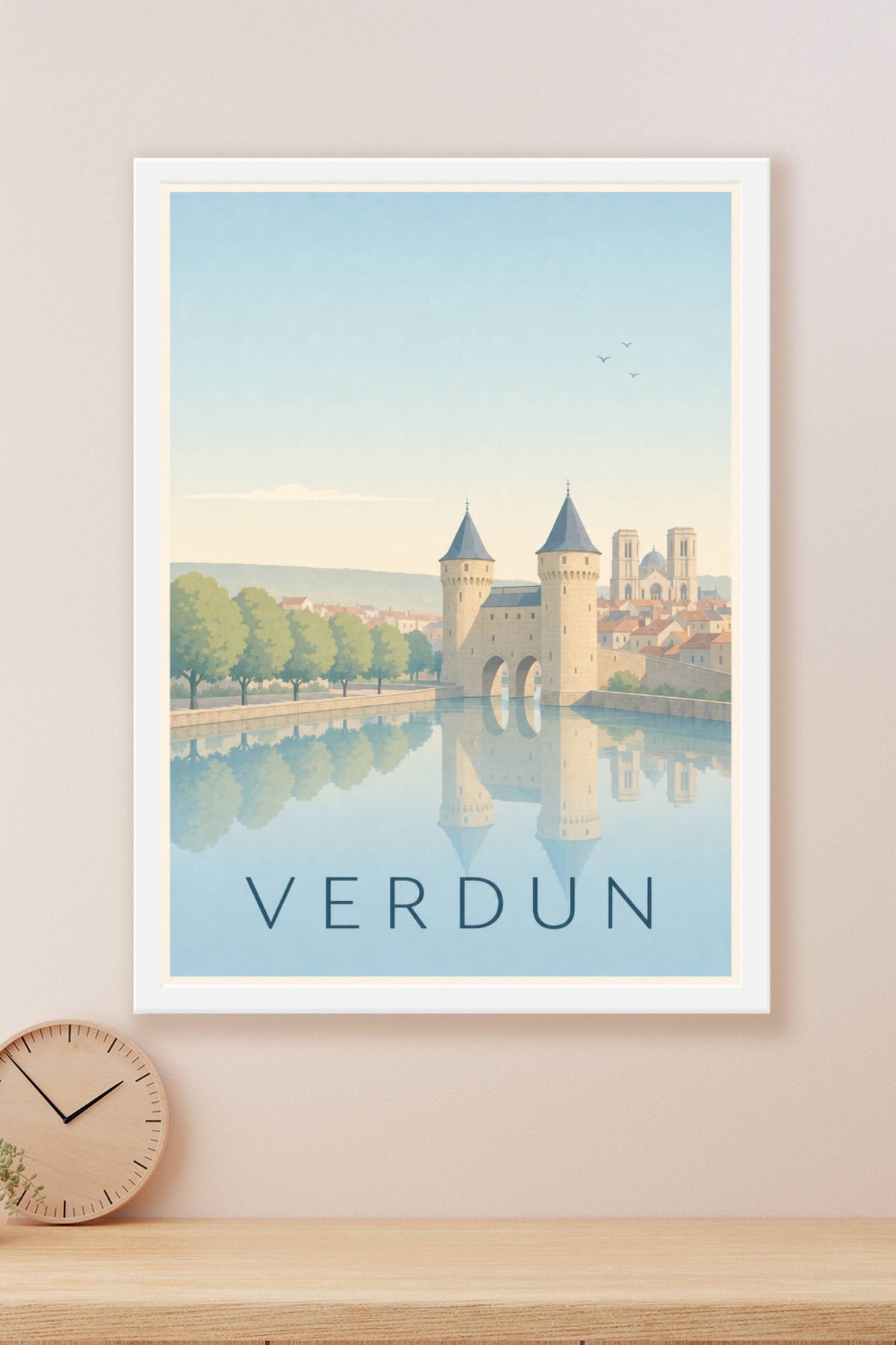 Affiche de Verdun, poster Porte Chaussée