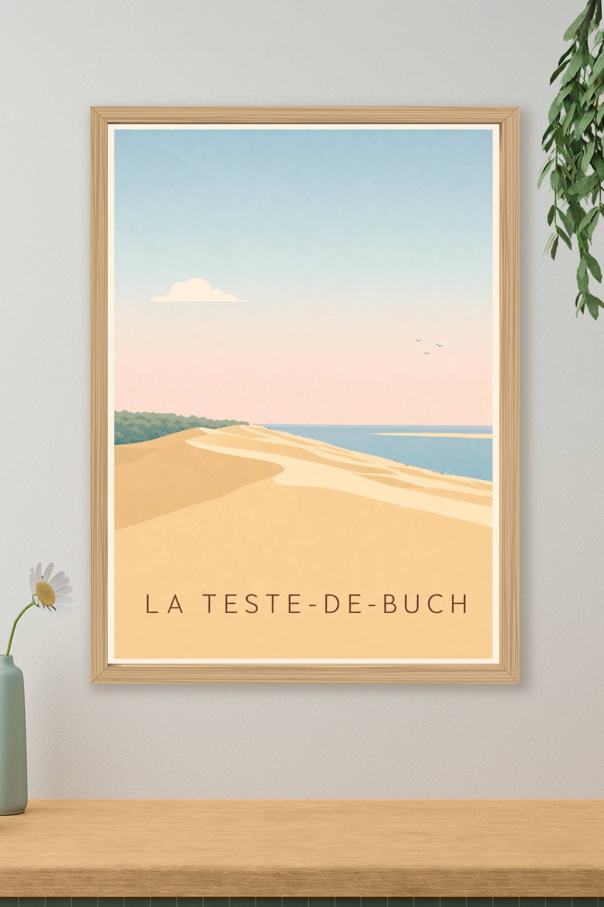 Affiche de La Teste-de-Buch, poster de la Dune du Pilat