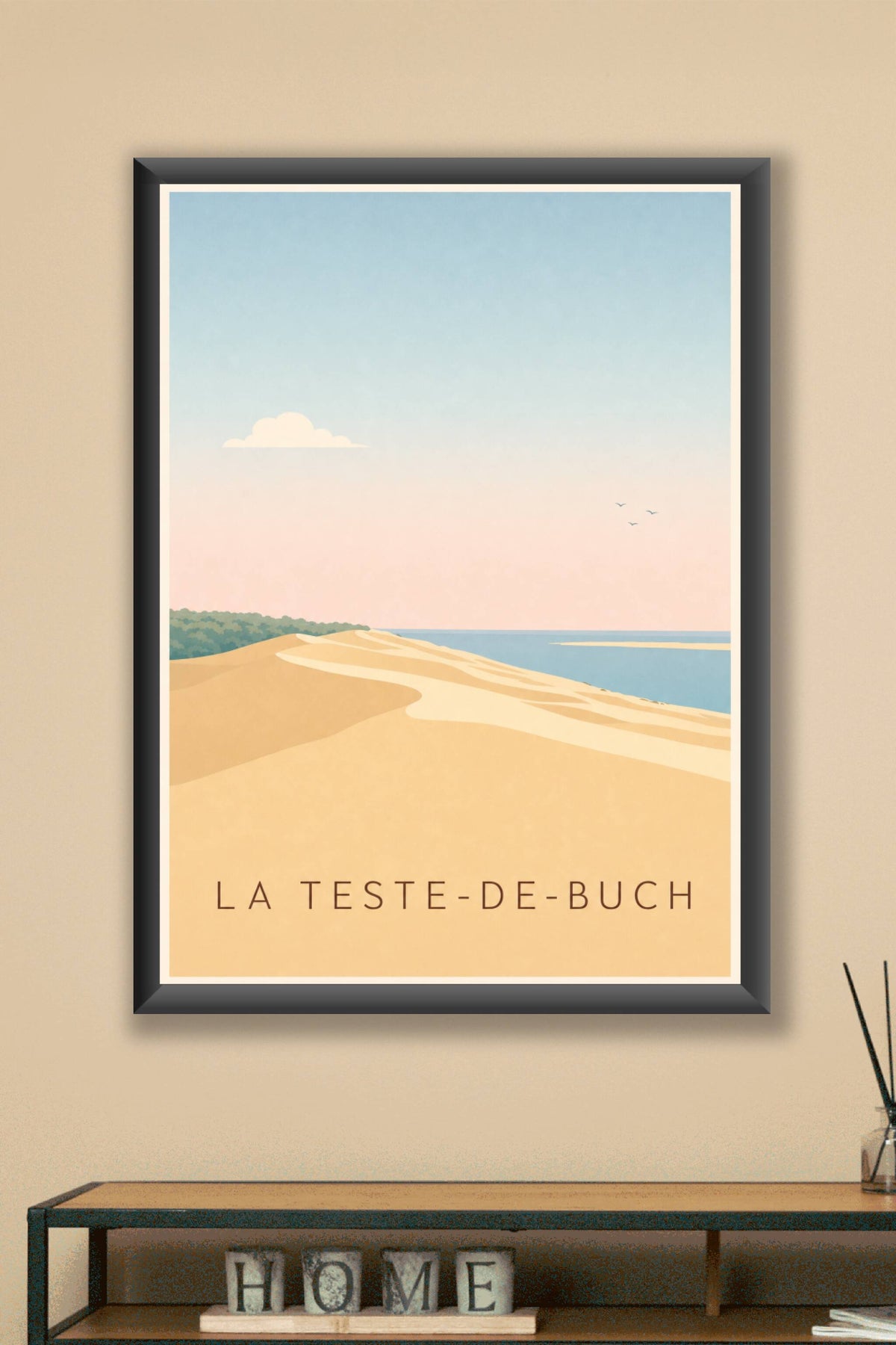 Affiche de La Teste-de-Buch, poster de la Dune du Pilat