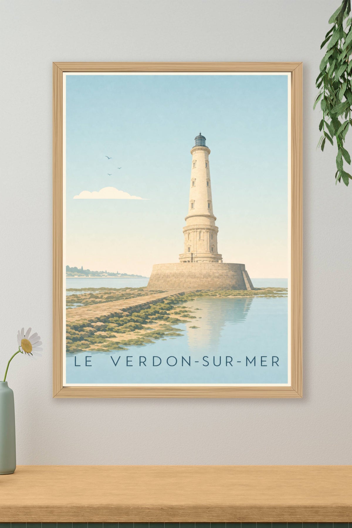 Affiche Le Verdon-sur-Mer, poster phare de Cordouan