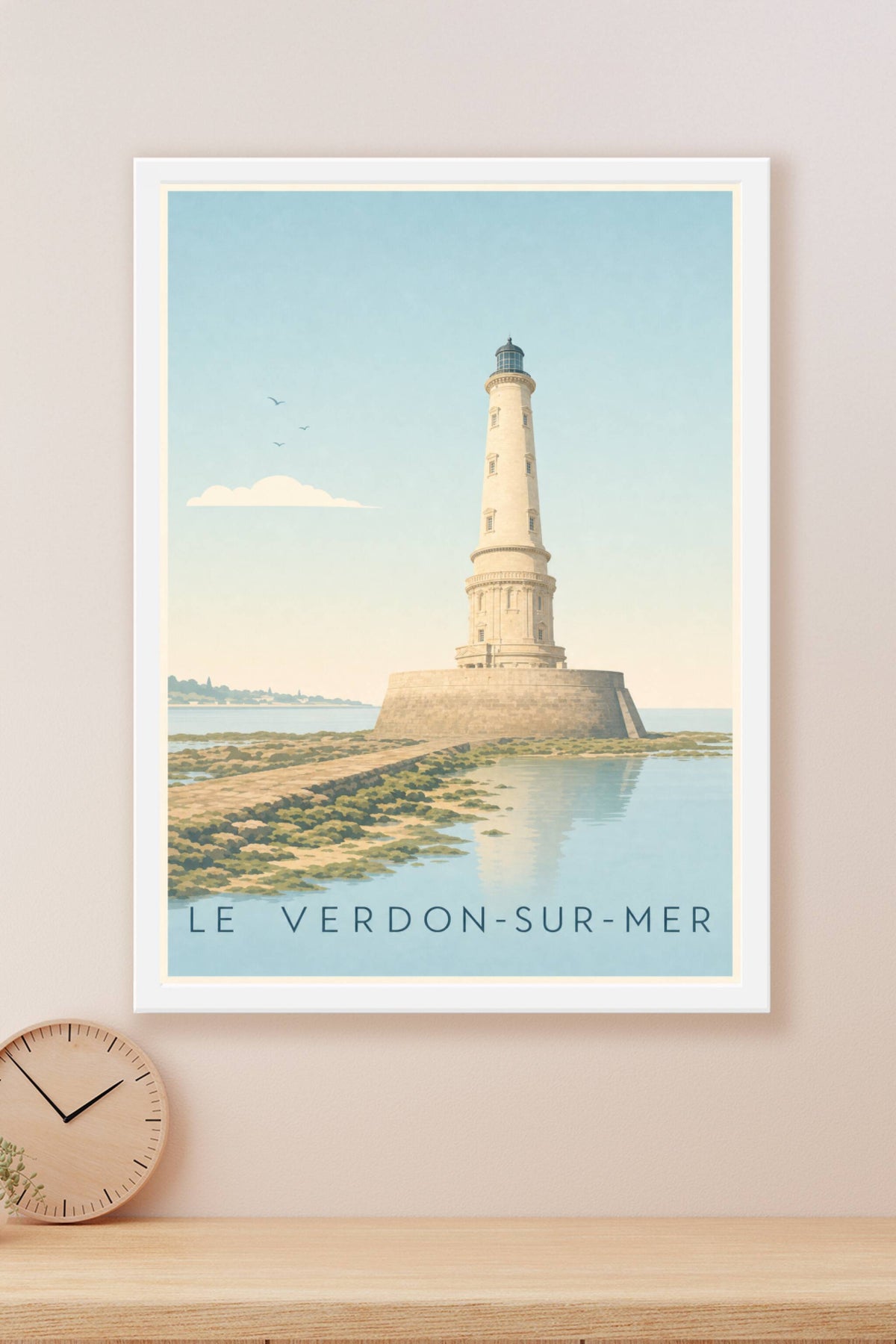 Affiche Le Verdon-sur-Mer, poster phare de Cordouan