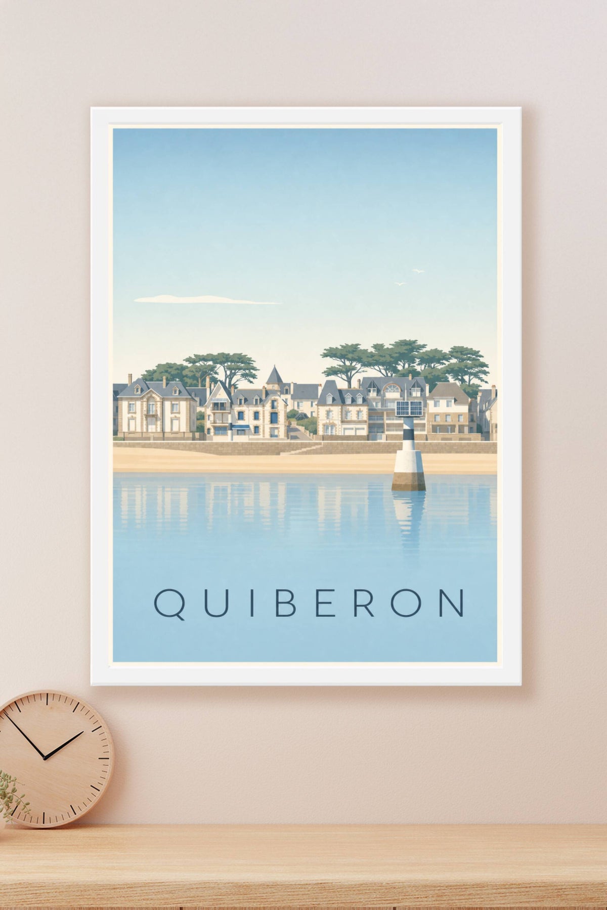 Affiche de Quiberon, poster Grande Plage