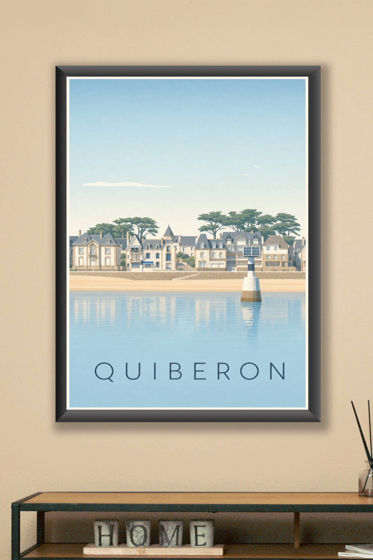 Affiche de Quiberon, poster Grande Plage