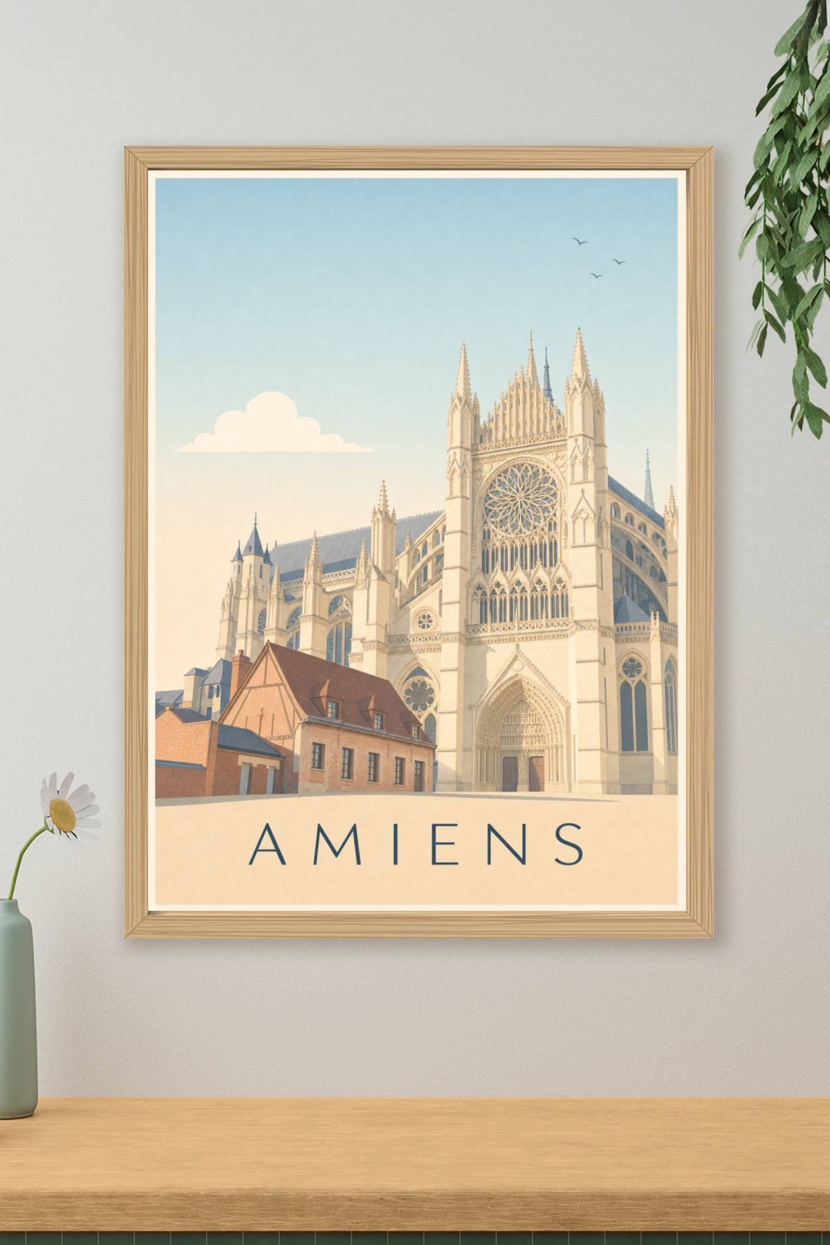 Affiche d'Amiens, Cathédrale gothique