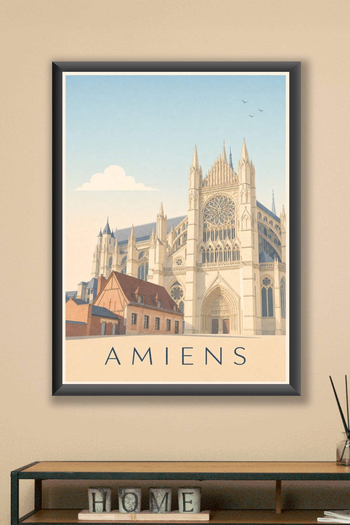 Affiche d'Amiens, Cathédrale gothique