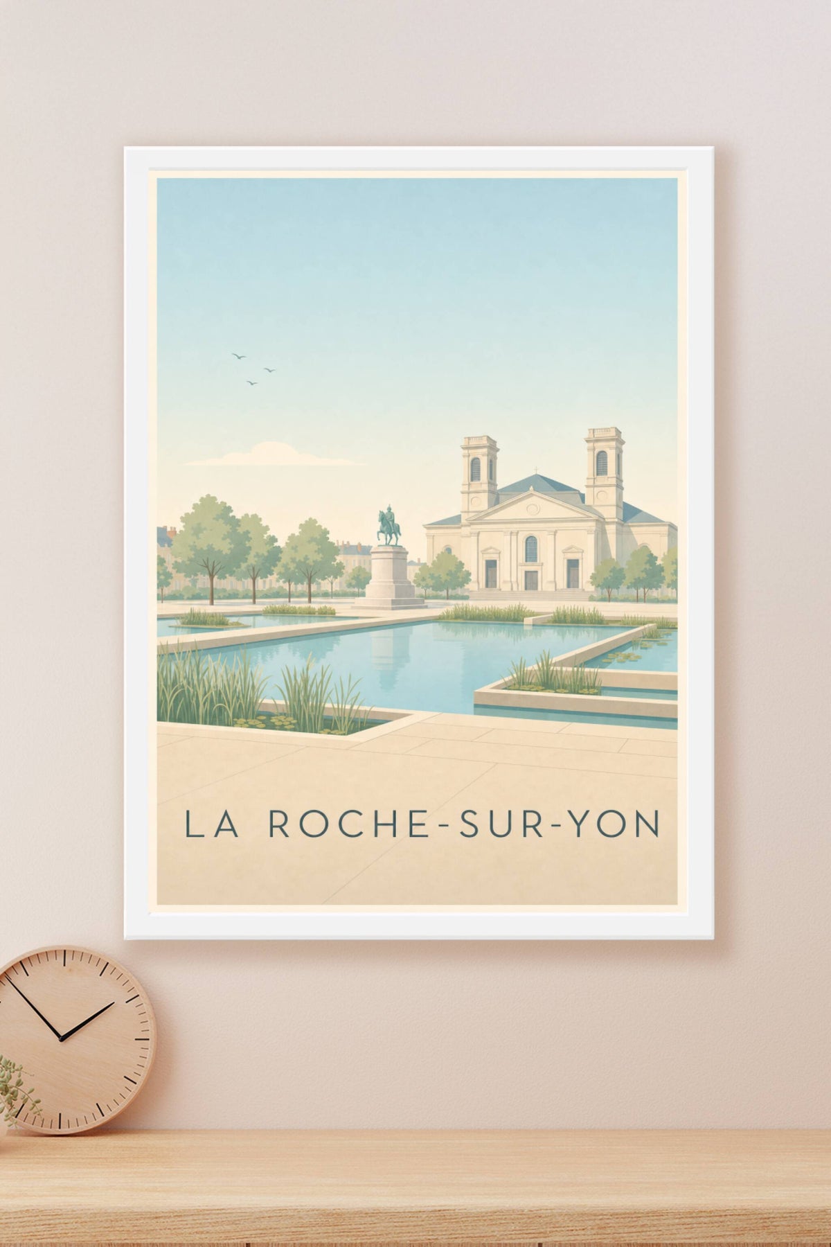 Affiche de La Roche-sur-Yon, poster moulin de Piquet
