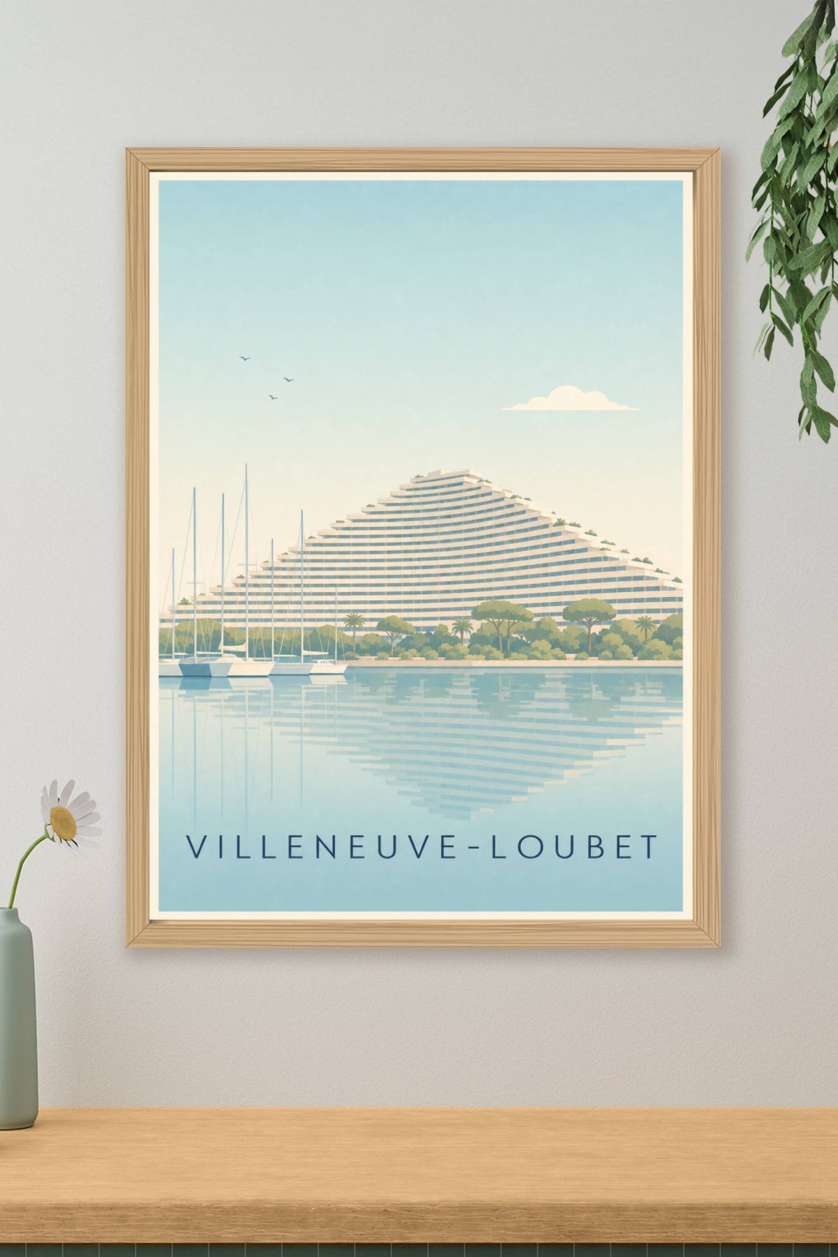 Affiche de Villeneuve-Loubet, Marina Baie des Anges