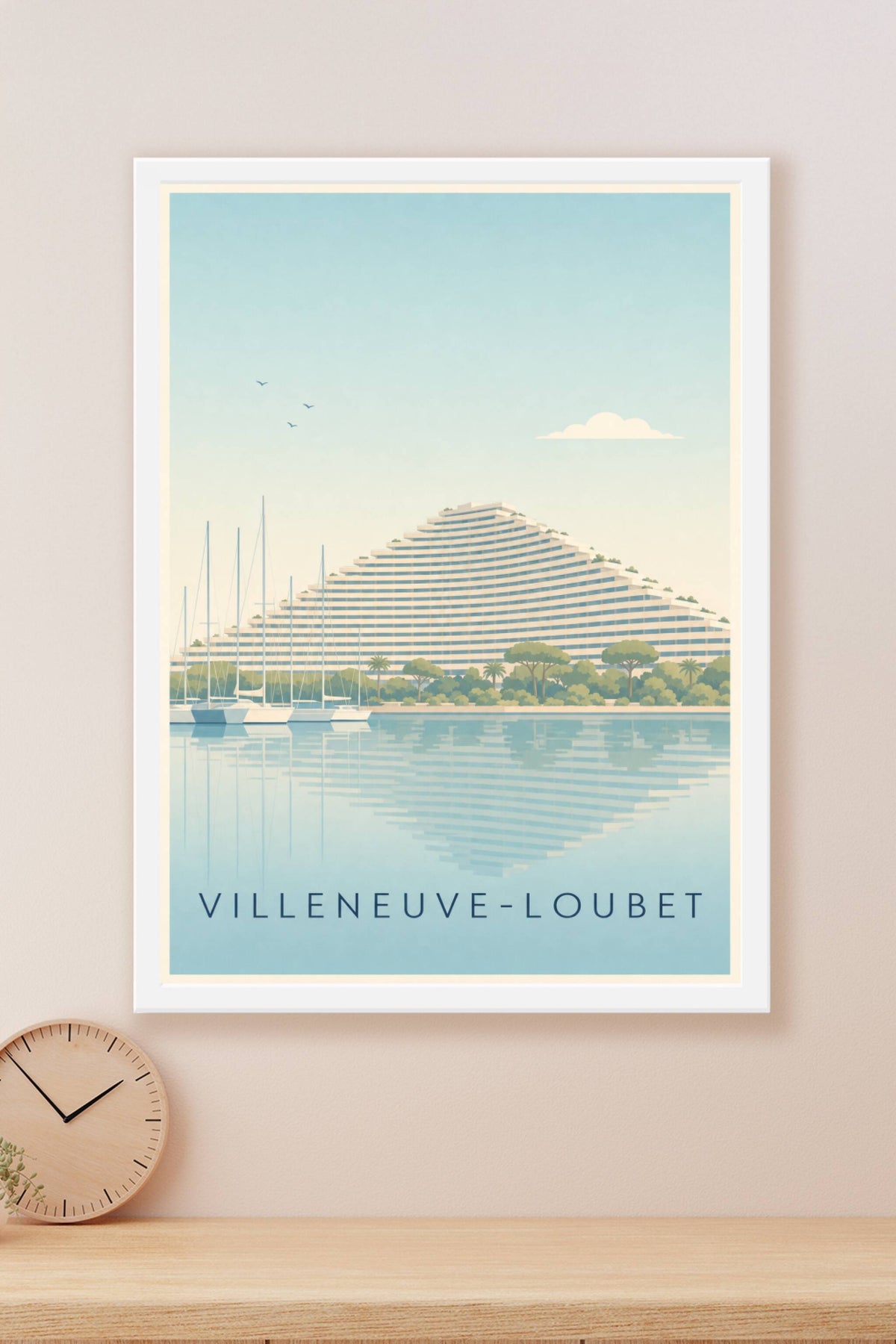 Affiche de Villeneuve-Loubet, Marina Baie des Anges