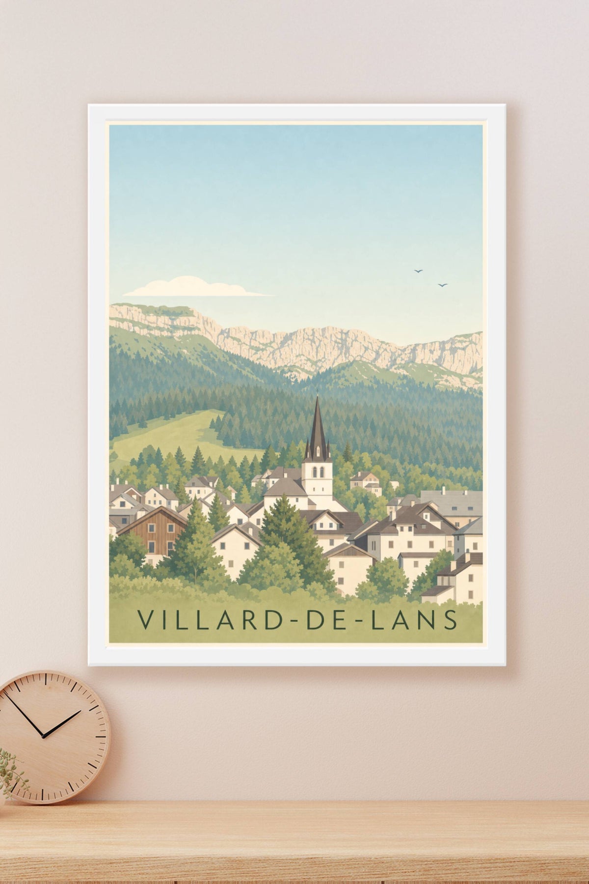 Affiche de Villard-de-Lans, poster du massif du Vercors