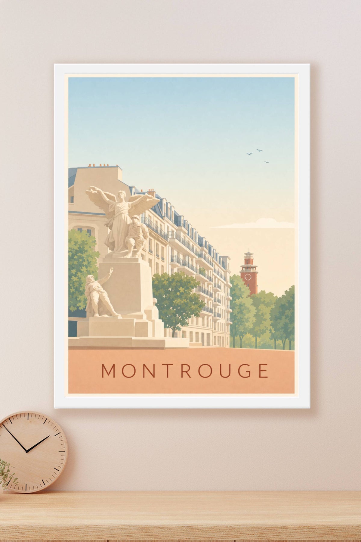 Affiche de Montrouge, poster du Beffroi