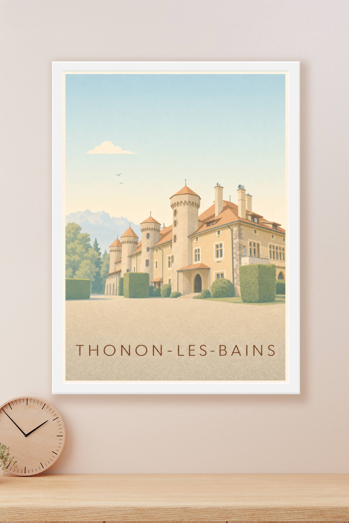 Affiche de Thonon-les-Bains, Château de Ripaille