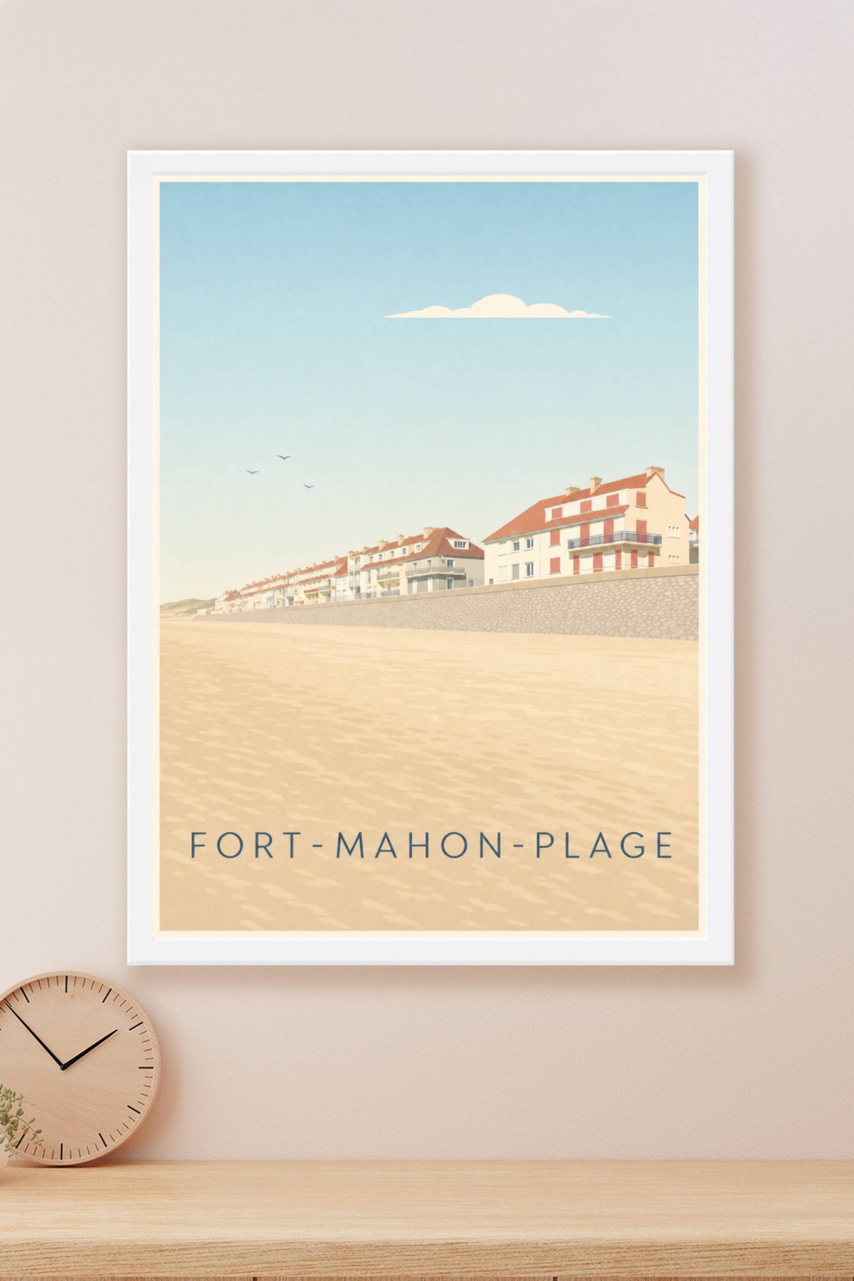 Affiche de Fort-Mahon-Plage, poster front de mer