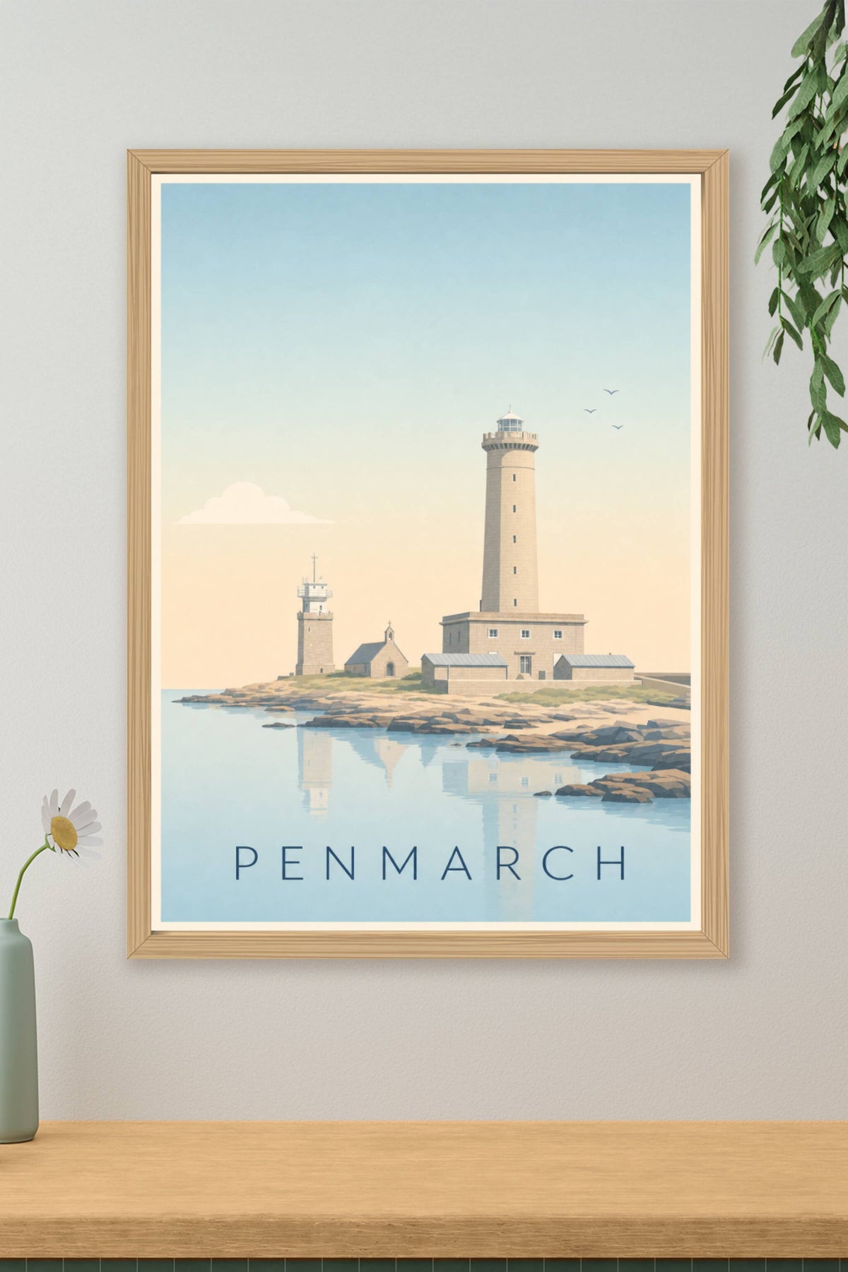 Affiche de Penmarch, le phare d'Eckmühl