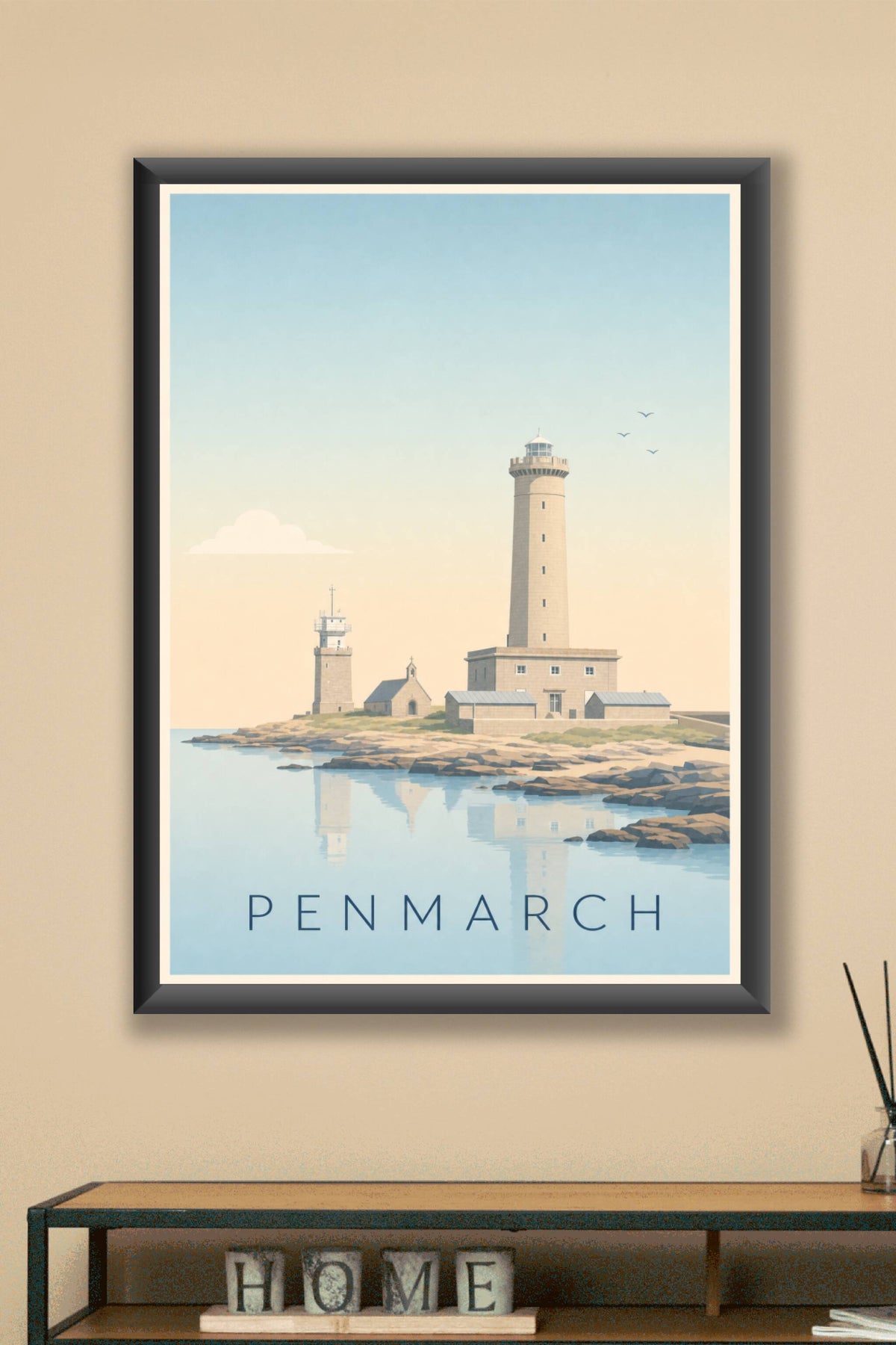 Affiche de Penmarch, le phare d'Eckmühl