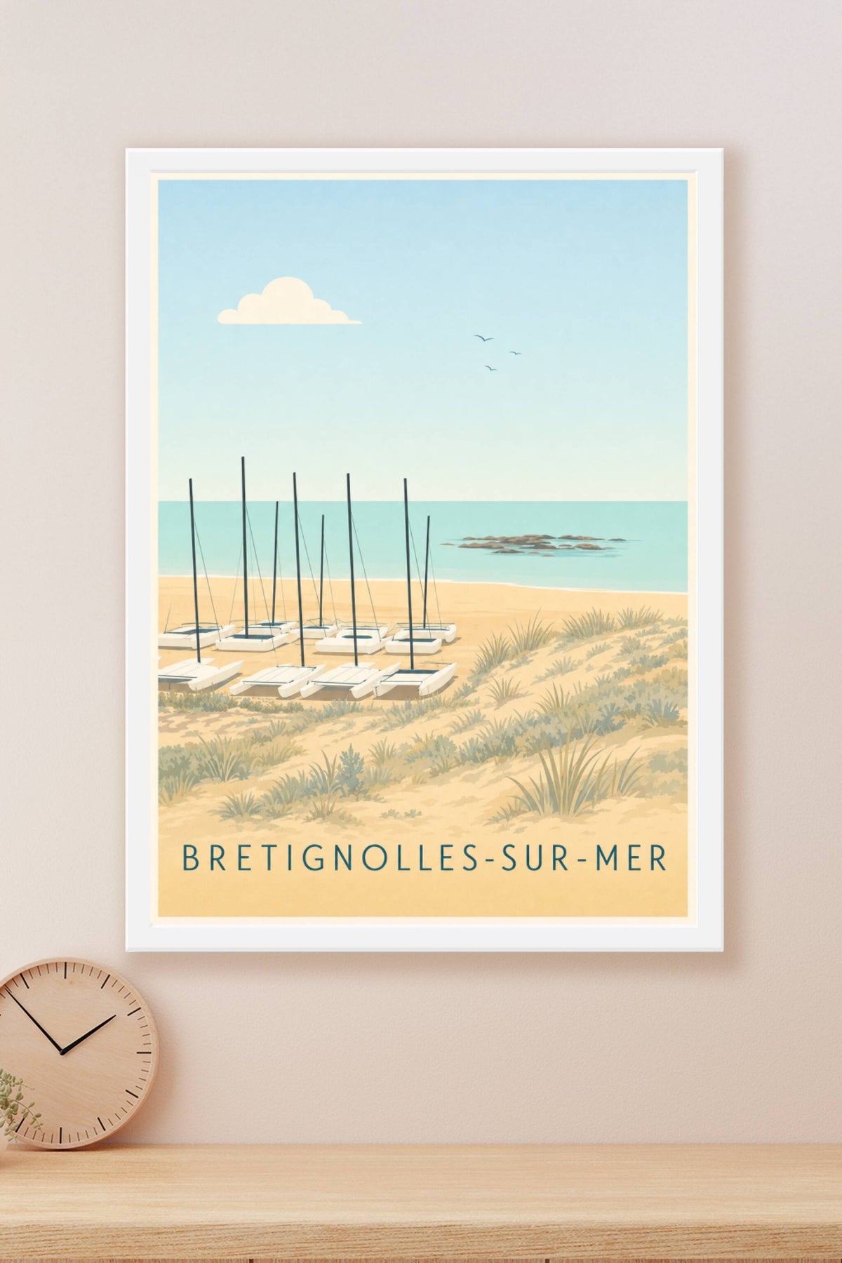 Affiche de Bretignolles-sur-Mer, poster de Vendée