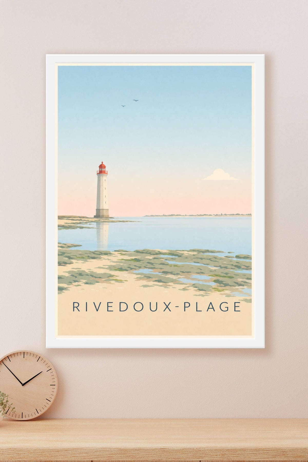 Affiche de Rivedoux-Plage, poster du phare