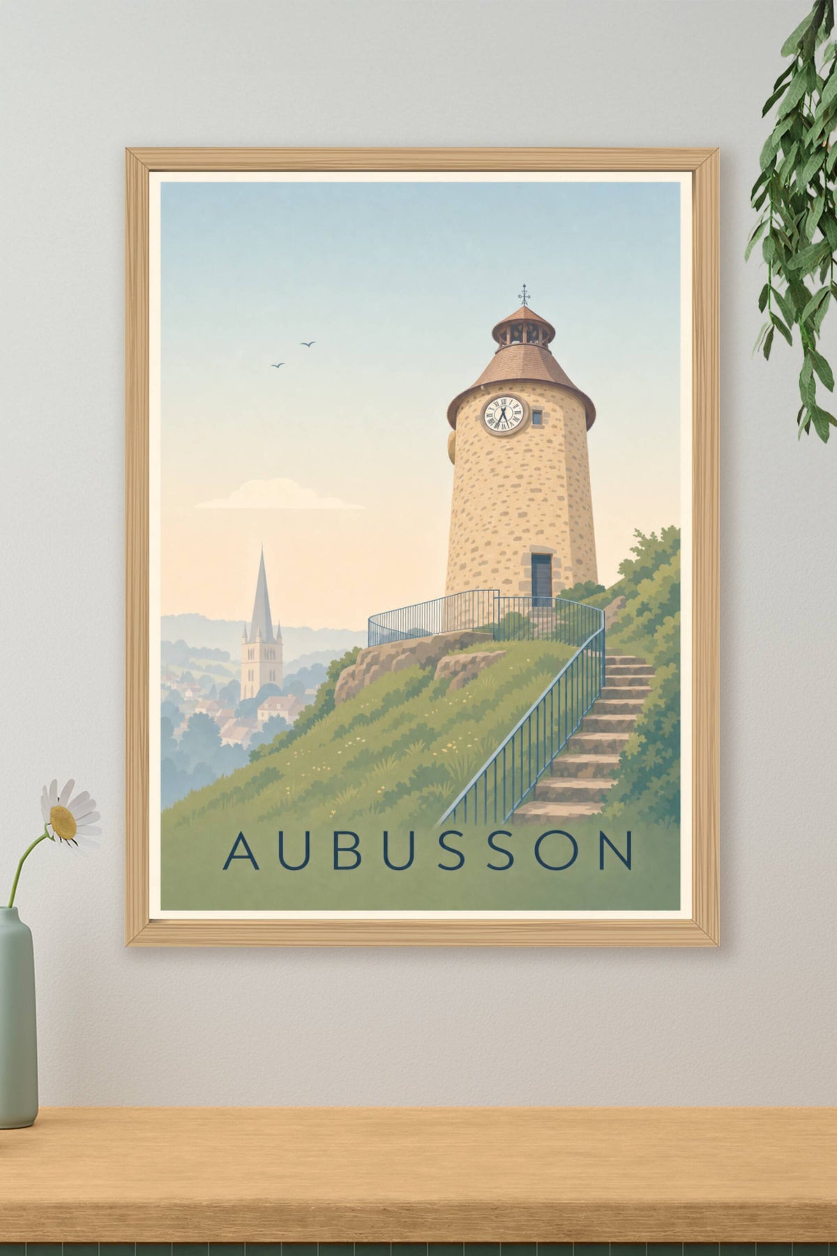 Poster d'Aubusson, la Tour de l'Horloge