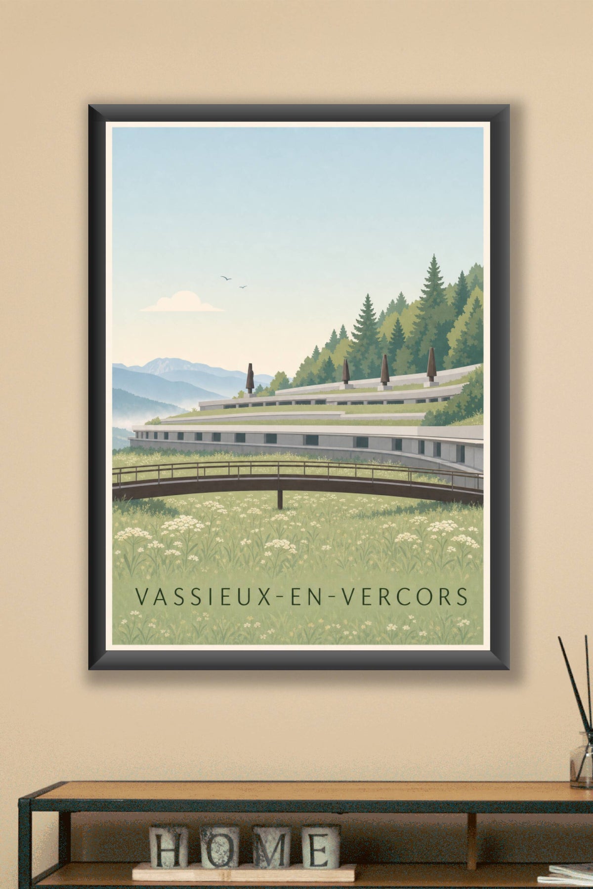 Affiche de Vassieux-en-Vercors, poster Mémorial