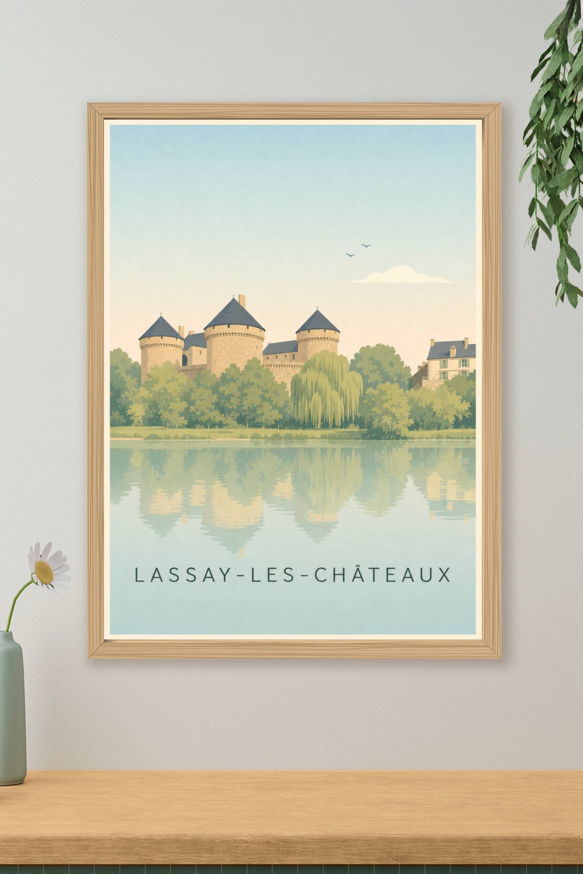 Affiche de Lassay-les-Châteaux, poster forteresse
