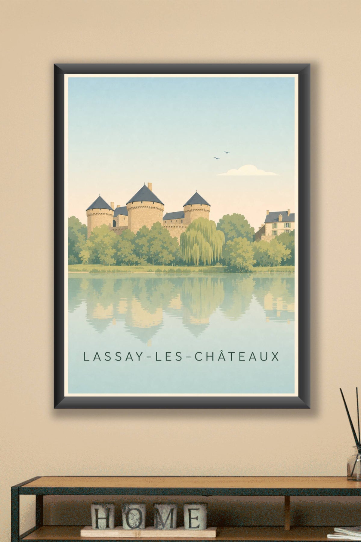 Affiche de Lassay-les-Châteaux, poster forteresse