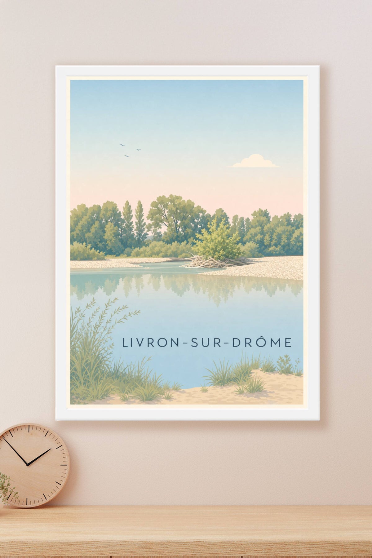 Affiche de Livron-sur-Drôme, poster paysage nature