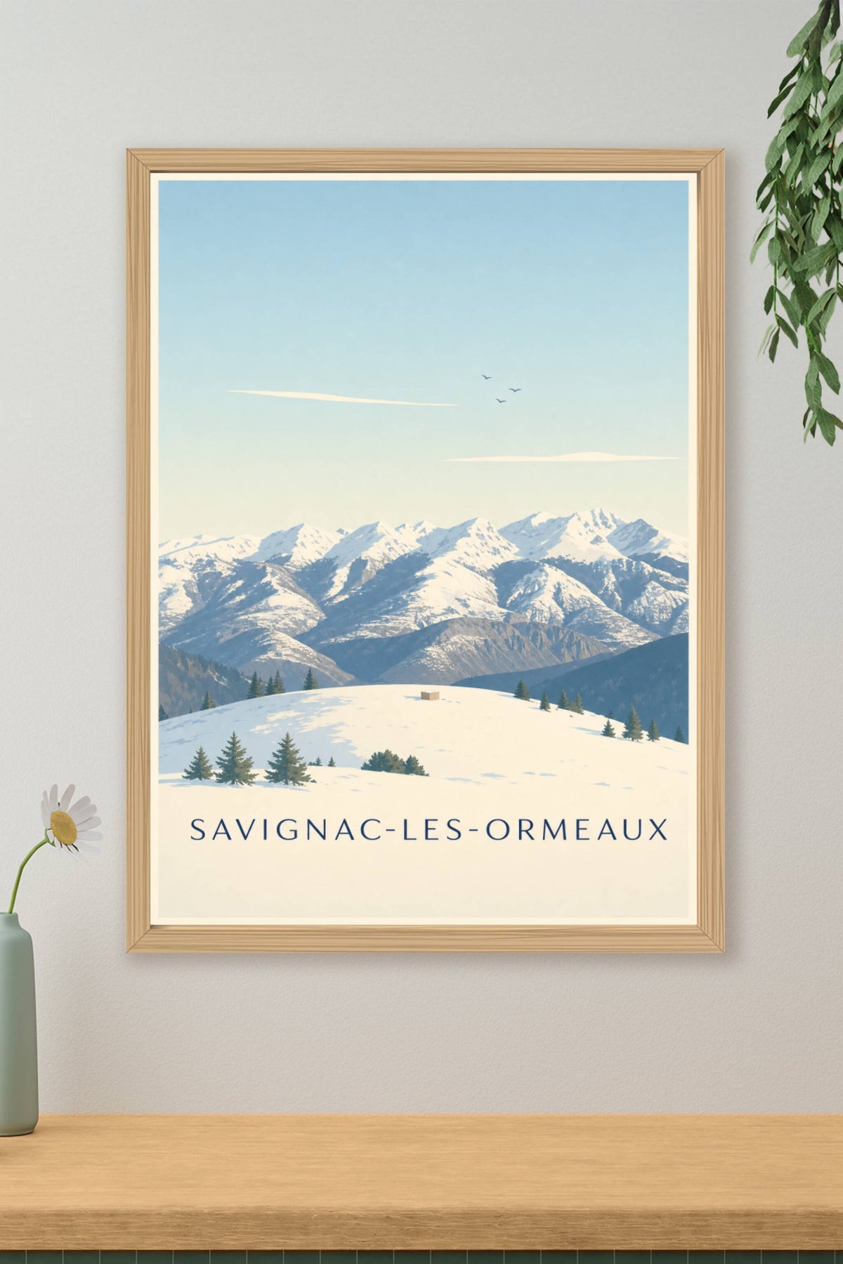 Affiche de Savignac-les-Ormeaux, poster montagnes