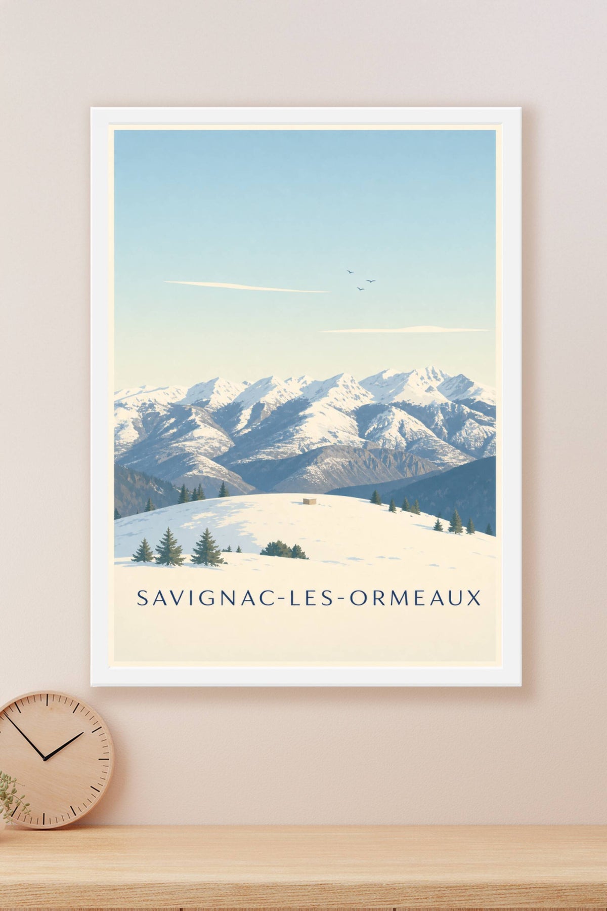 Affiche de Savignac-les-Ormeaux, poster montagnes