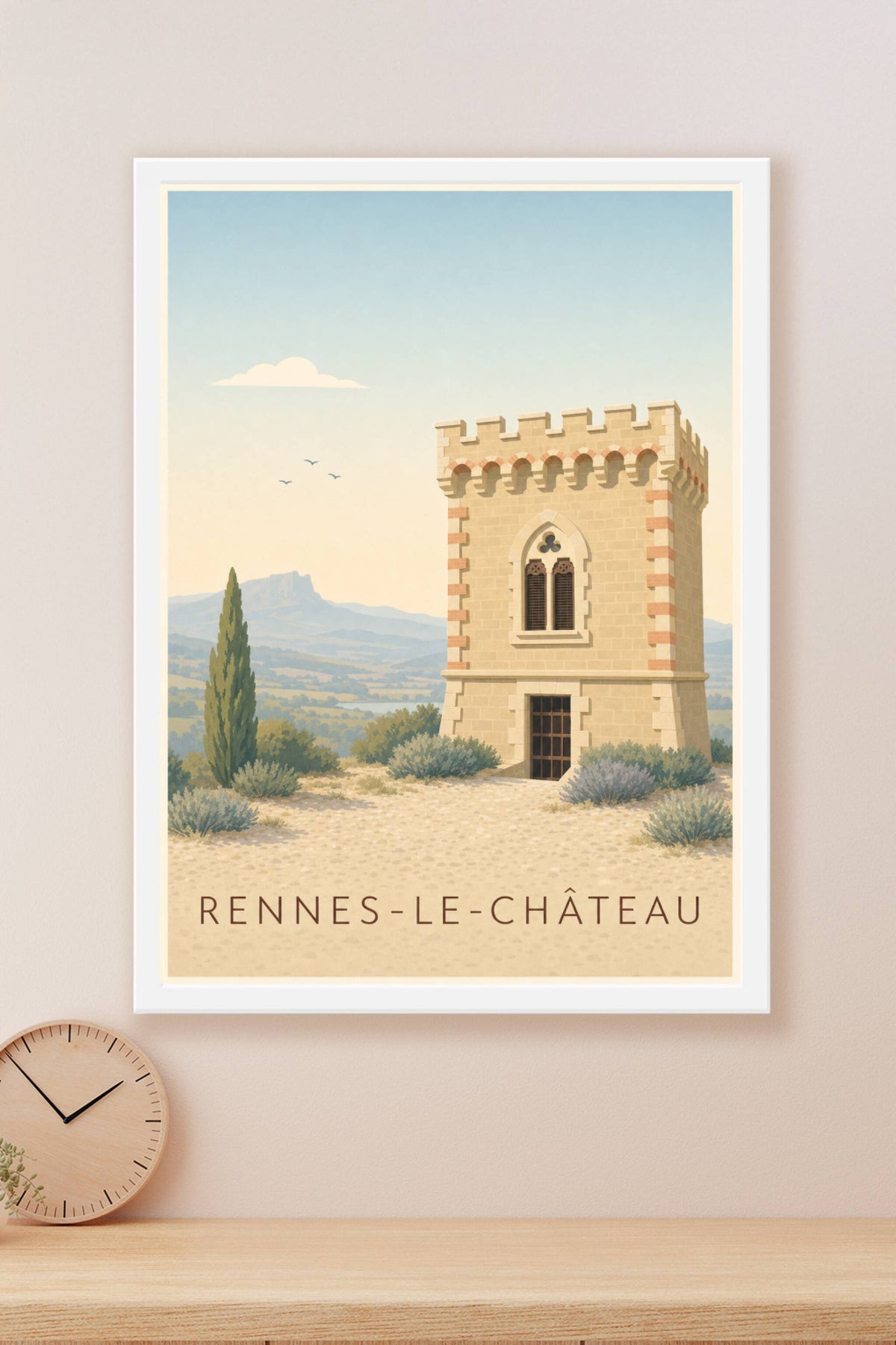 Affiche de Rennes-le-Château, poster de la Tour Magdala