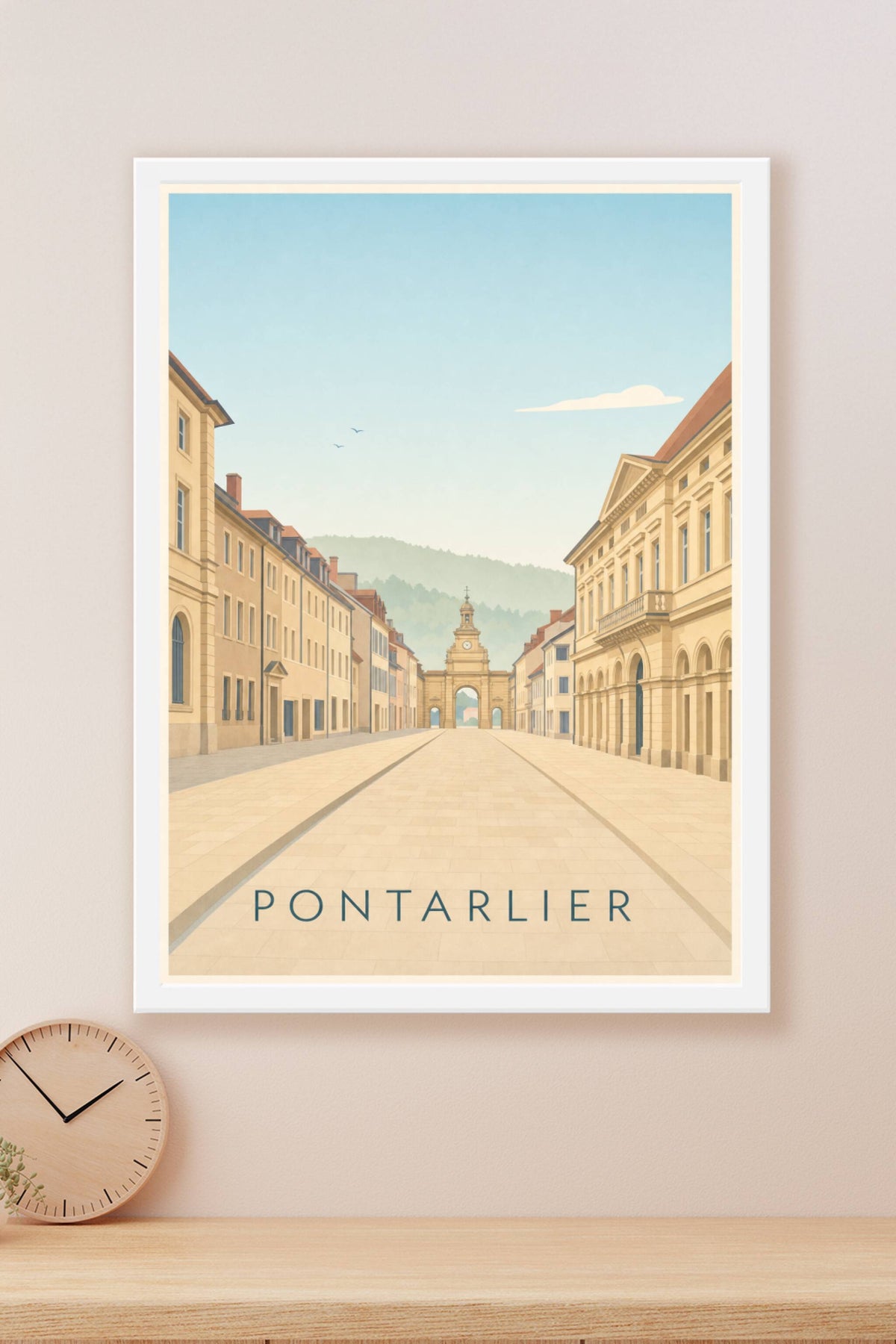 Affiche de Pontarlier, poster la Porte Saint Pierre