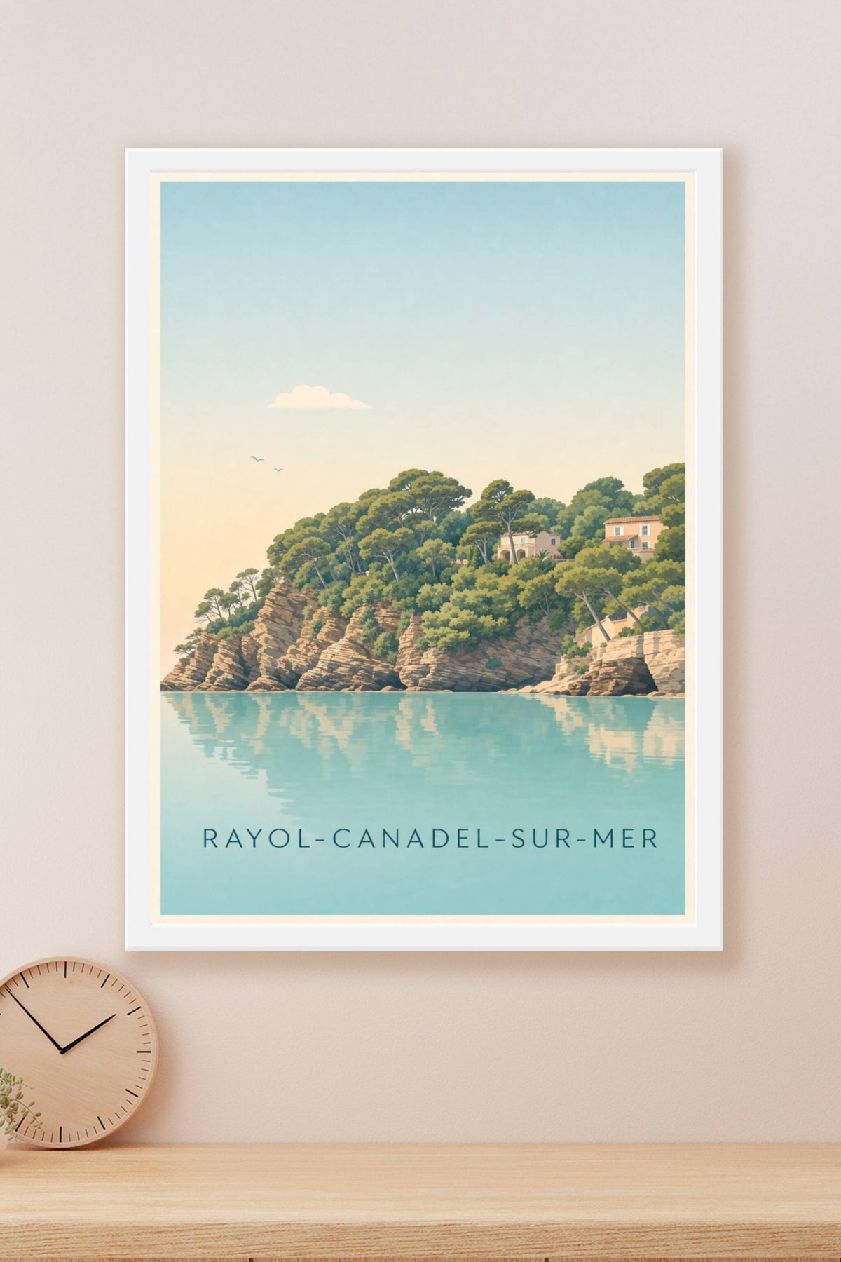 Affiche de Rayol-Canadel-sur-Mer, poster côte varoise