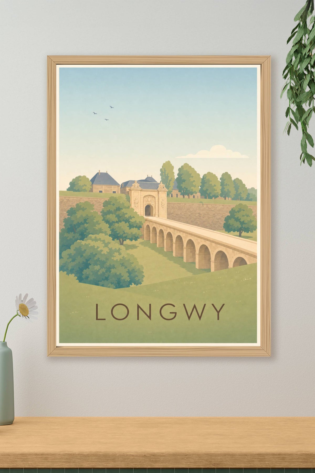 Affiche de Longwy, poster Porte de France