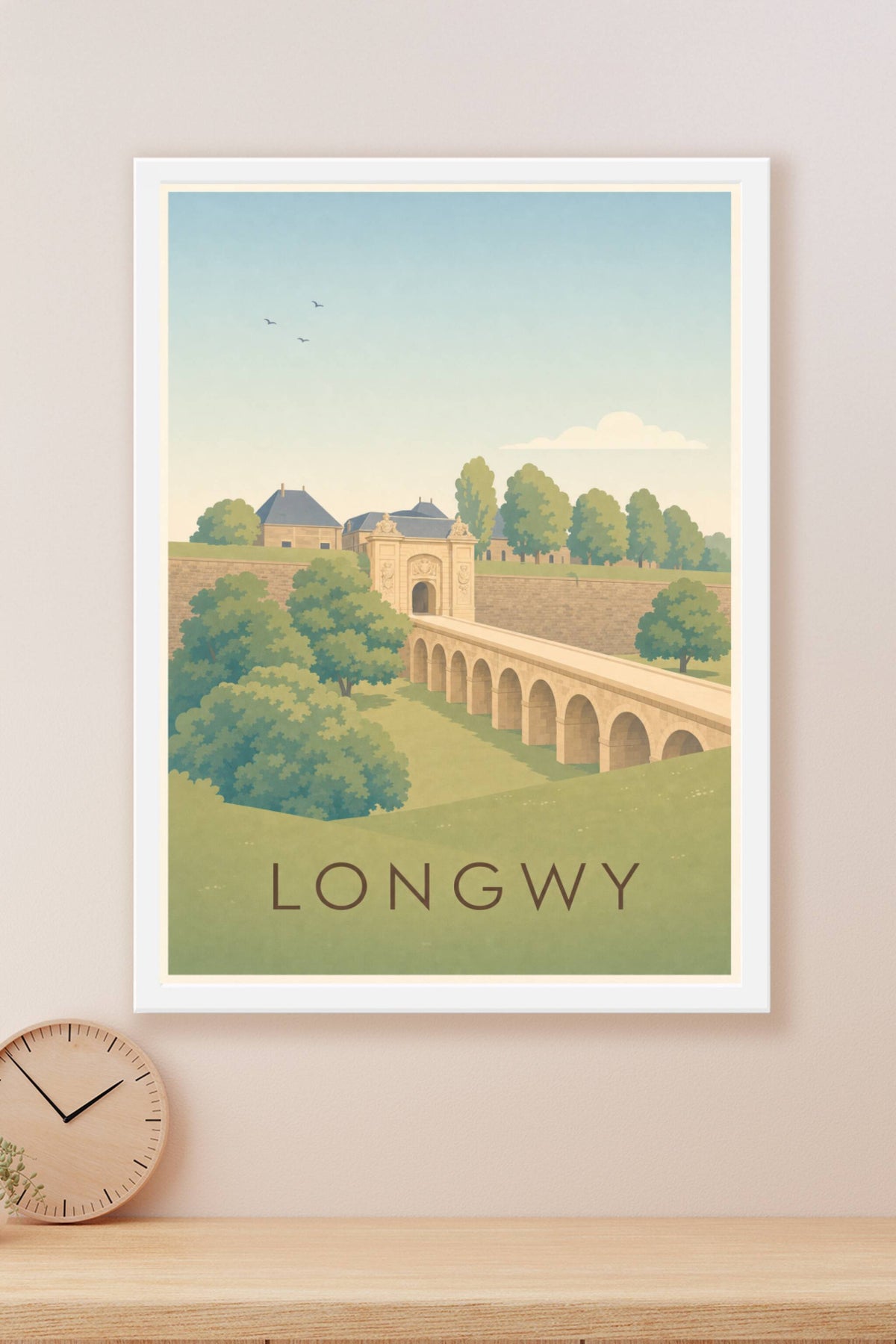 Affiche de Longwy, poster Porte de France