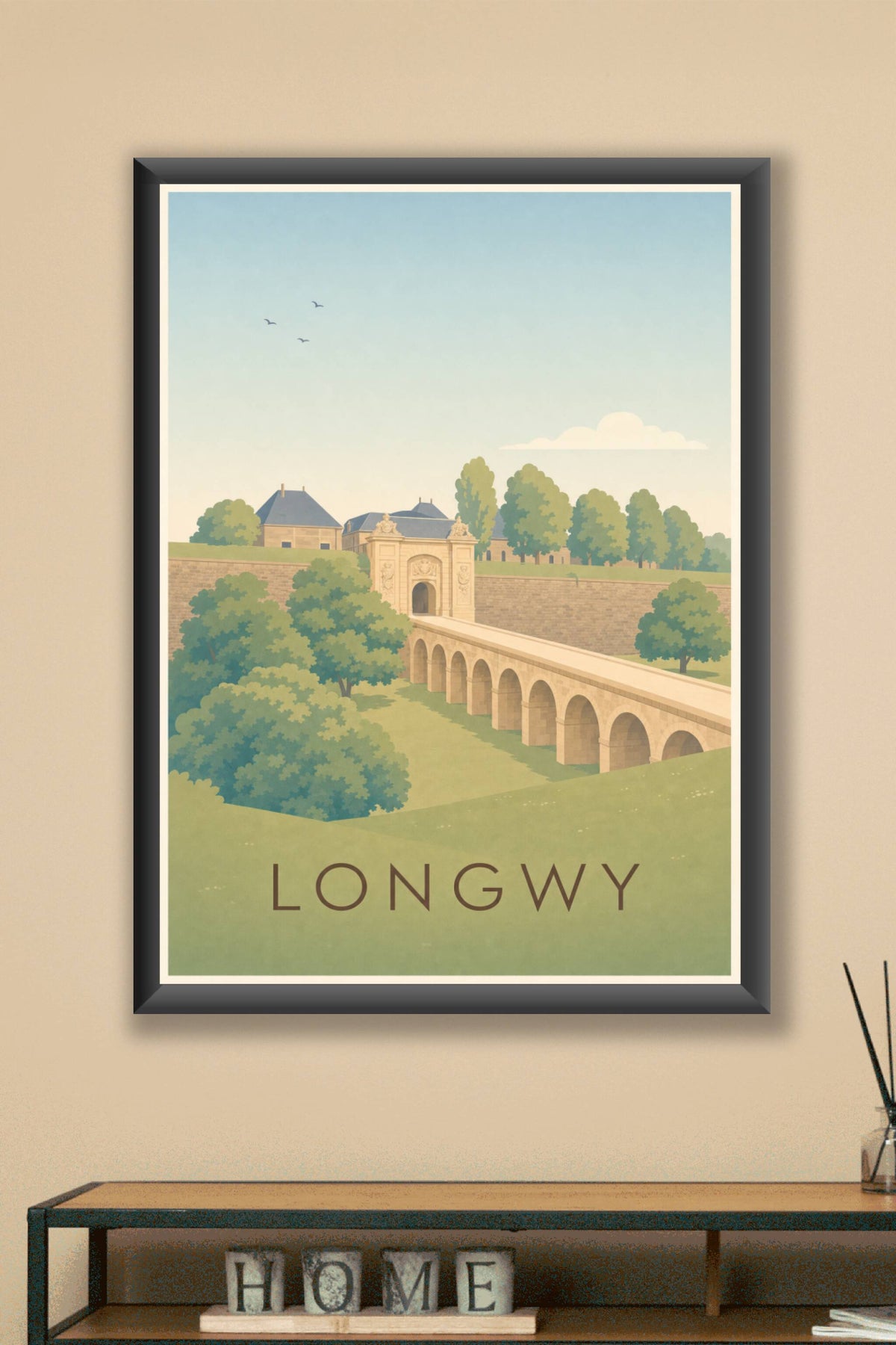 Affiche de Longwy, poster Porte de France
