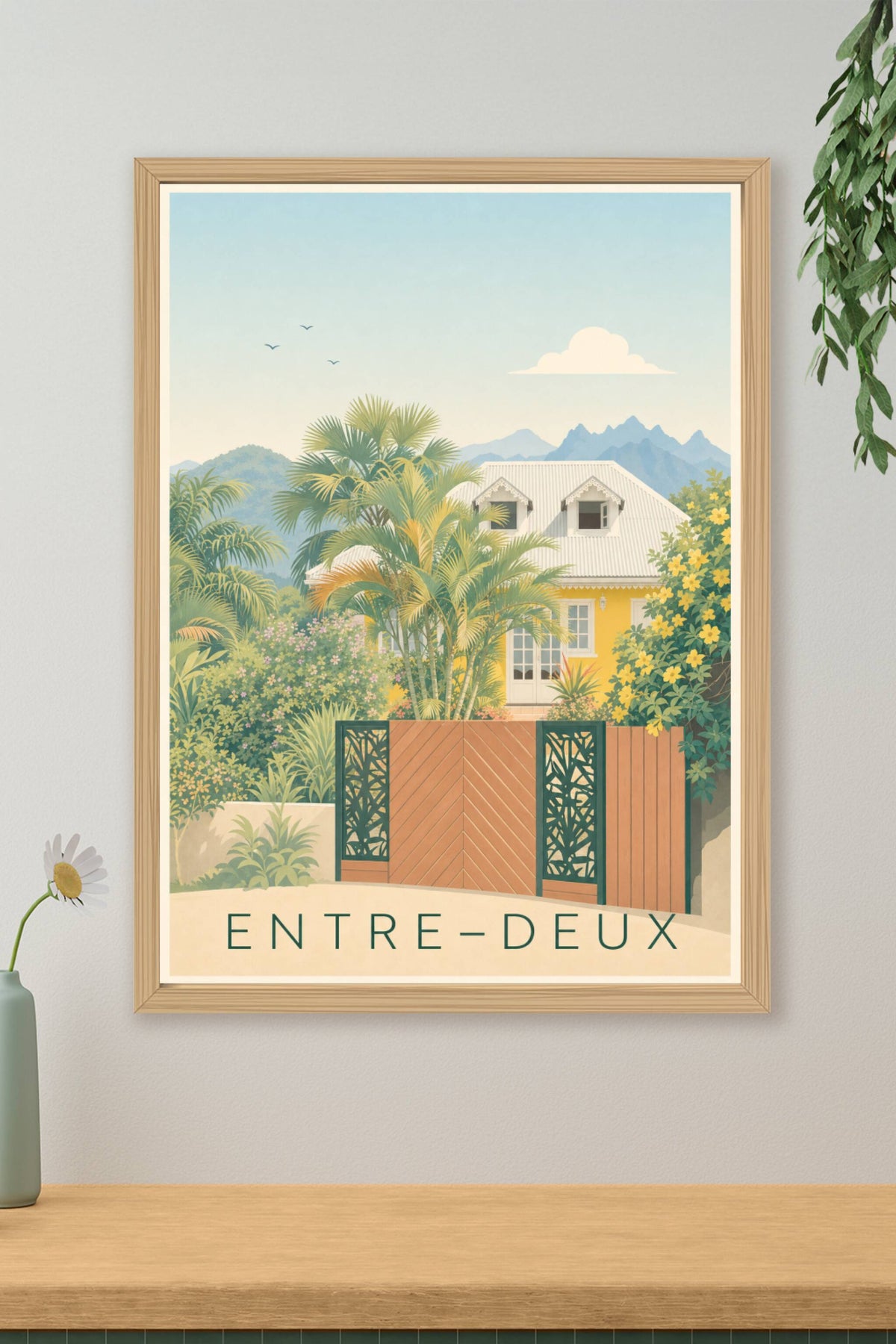 Affiche d'Entre-Deux, poster de La Réunion