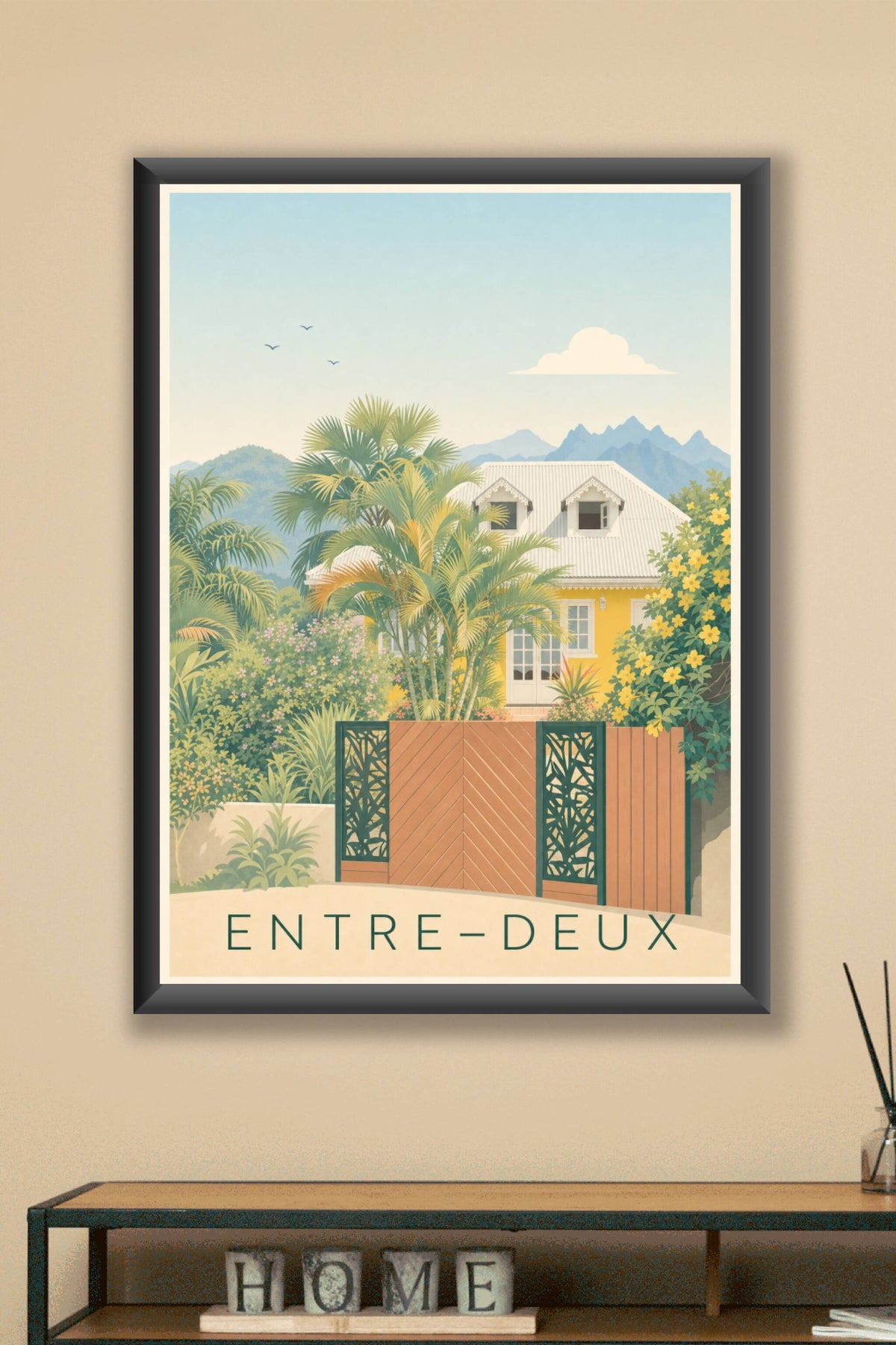Affiche d'Entre-Deux, poster de La Réunion