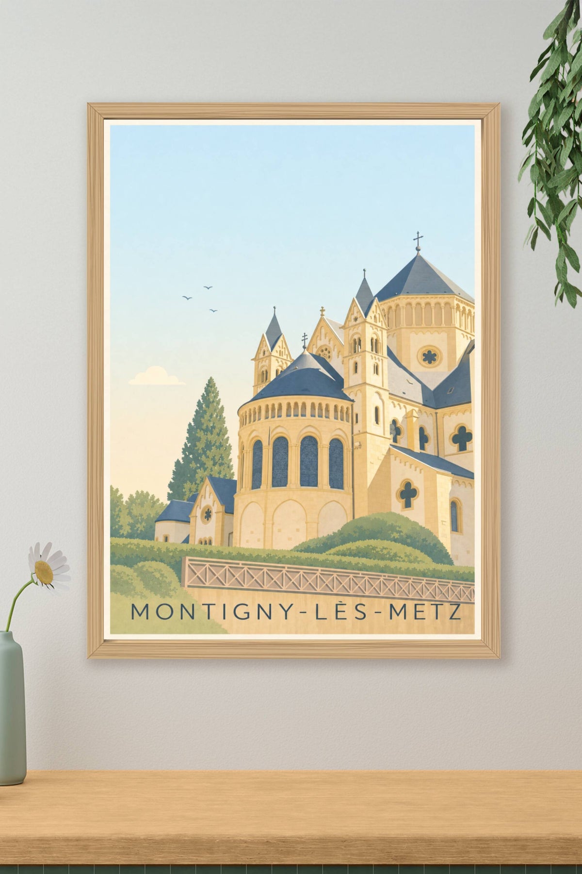 Affiche de Montigny-lès-Metz, poster Saint-Joseph