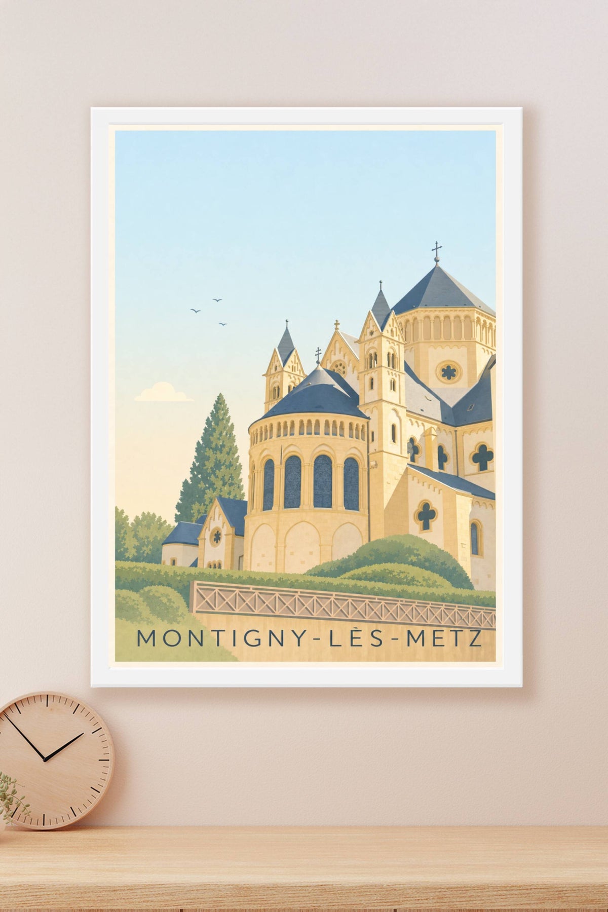 Affiche de Montigny-lès-Metz, poster Saint-Joseph