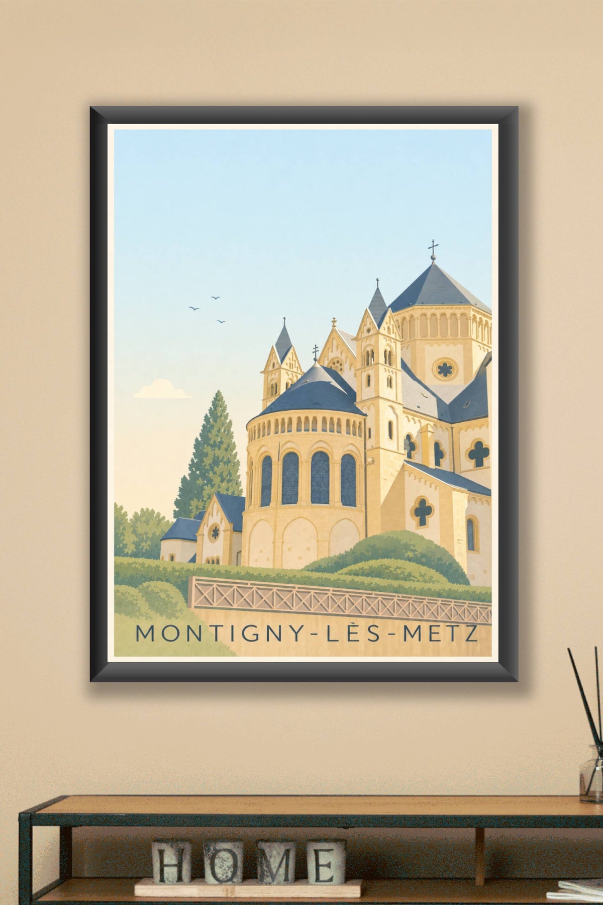 Affiche de Montigny-lès-Metz, poster Saint-Joseph