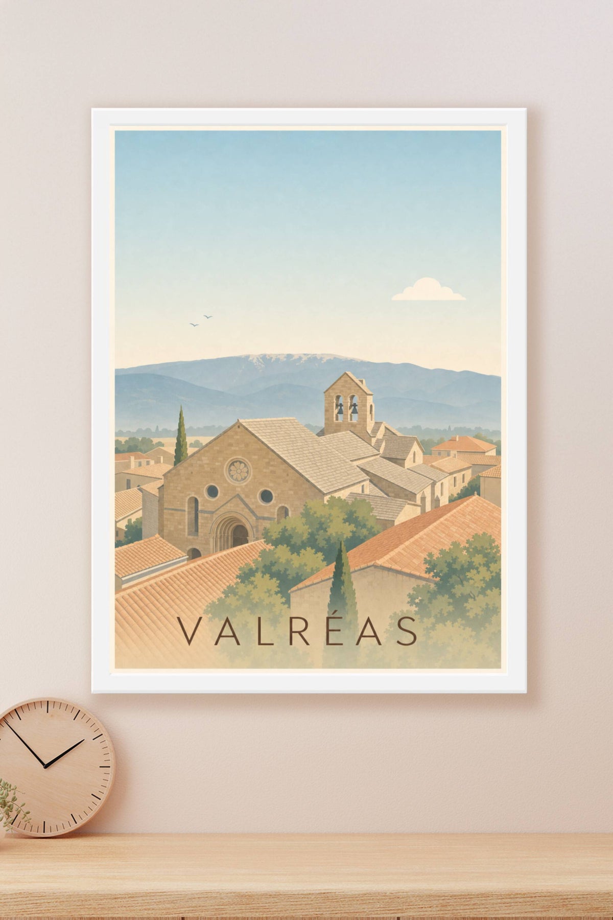 Affiche de Valréas, poster Église Notre-Dame-de-Nazareth